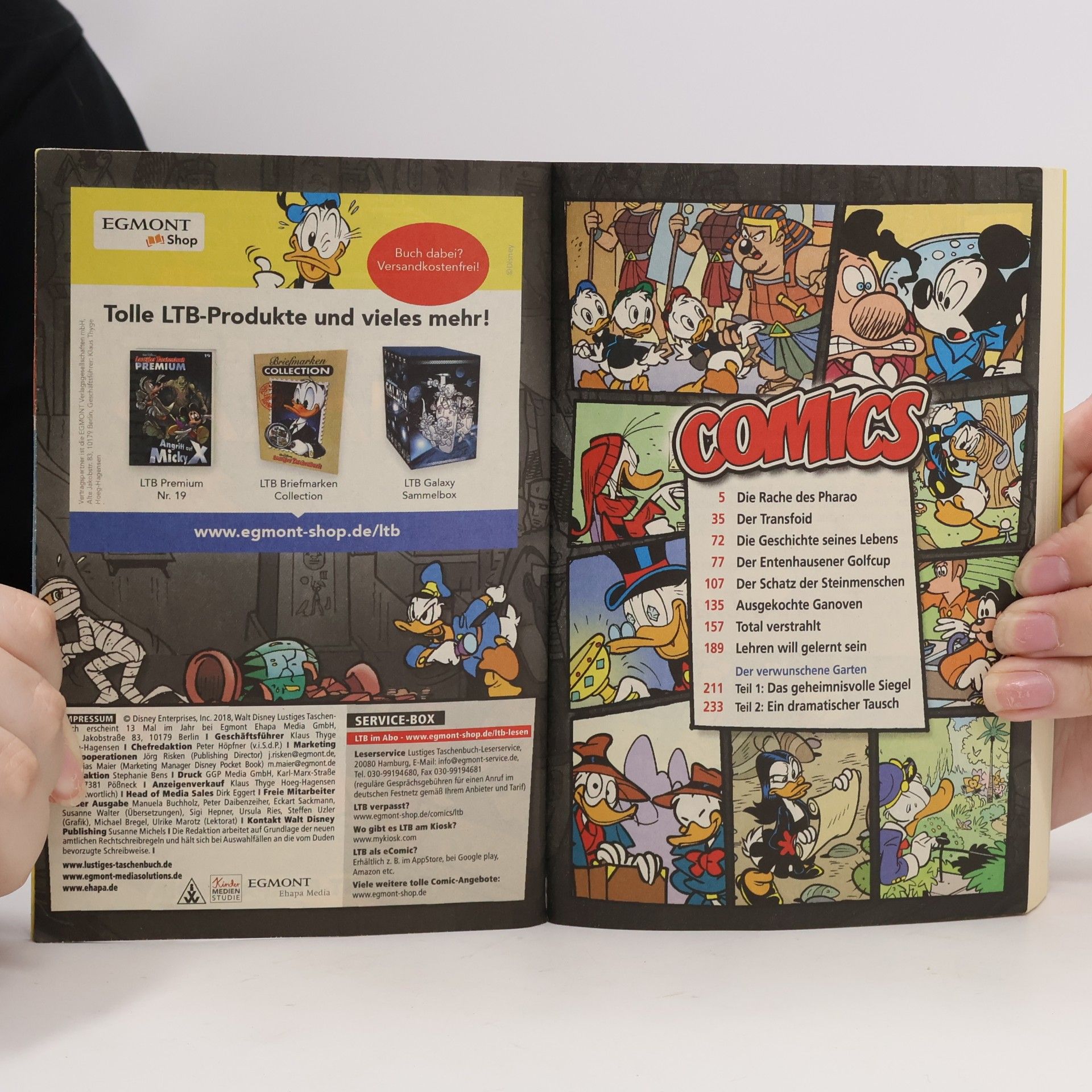 Walt Disney Lustiges Taschenbuch 510. Der Rache des Pharao