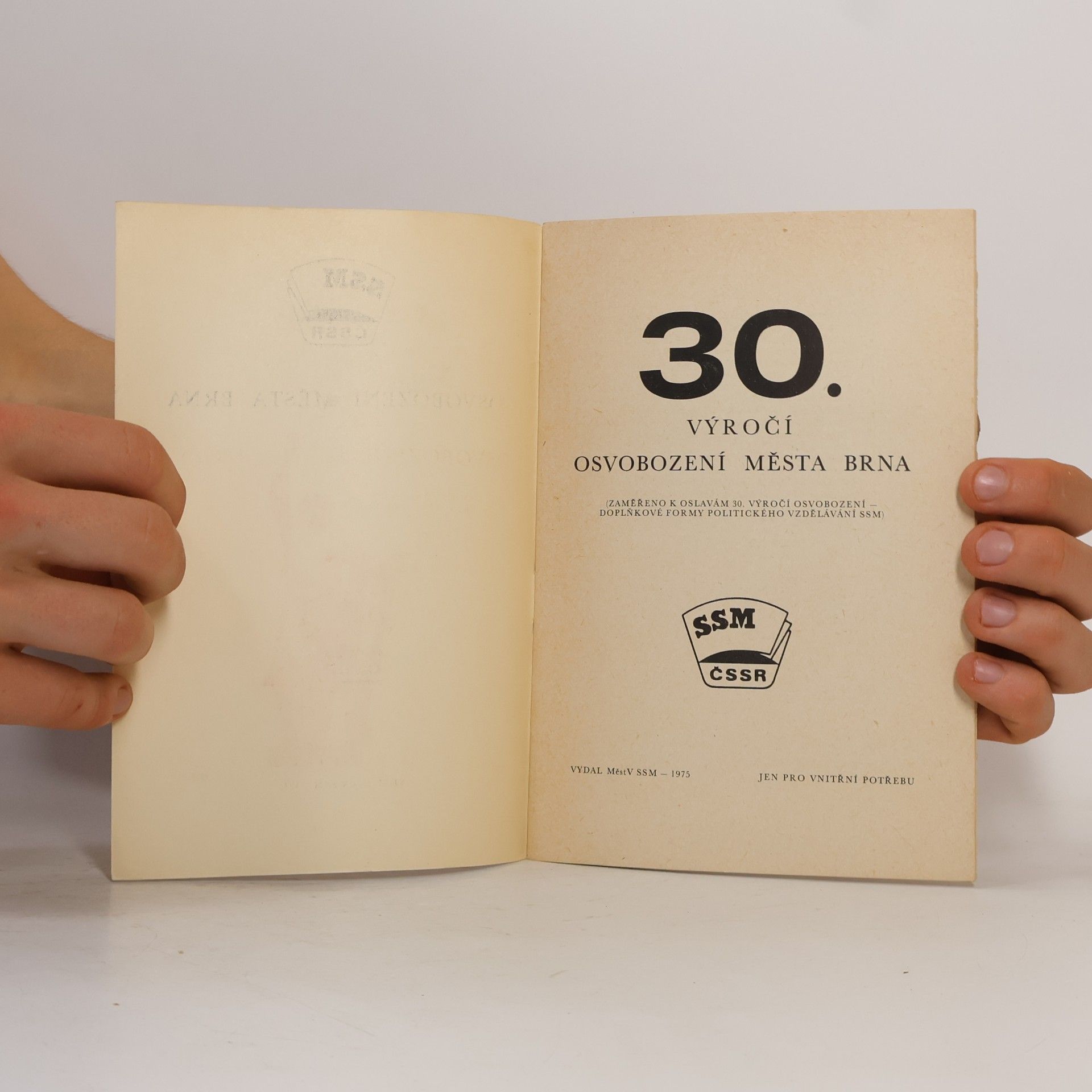 Autorenkollektiv 30. výročí osvobození města Brna