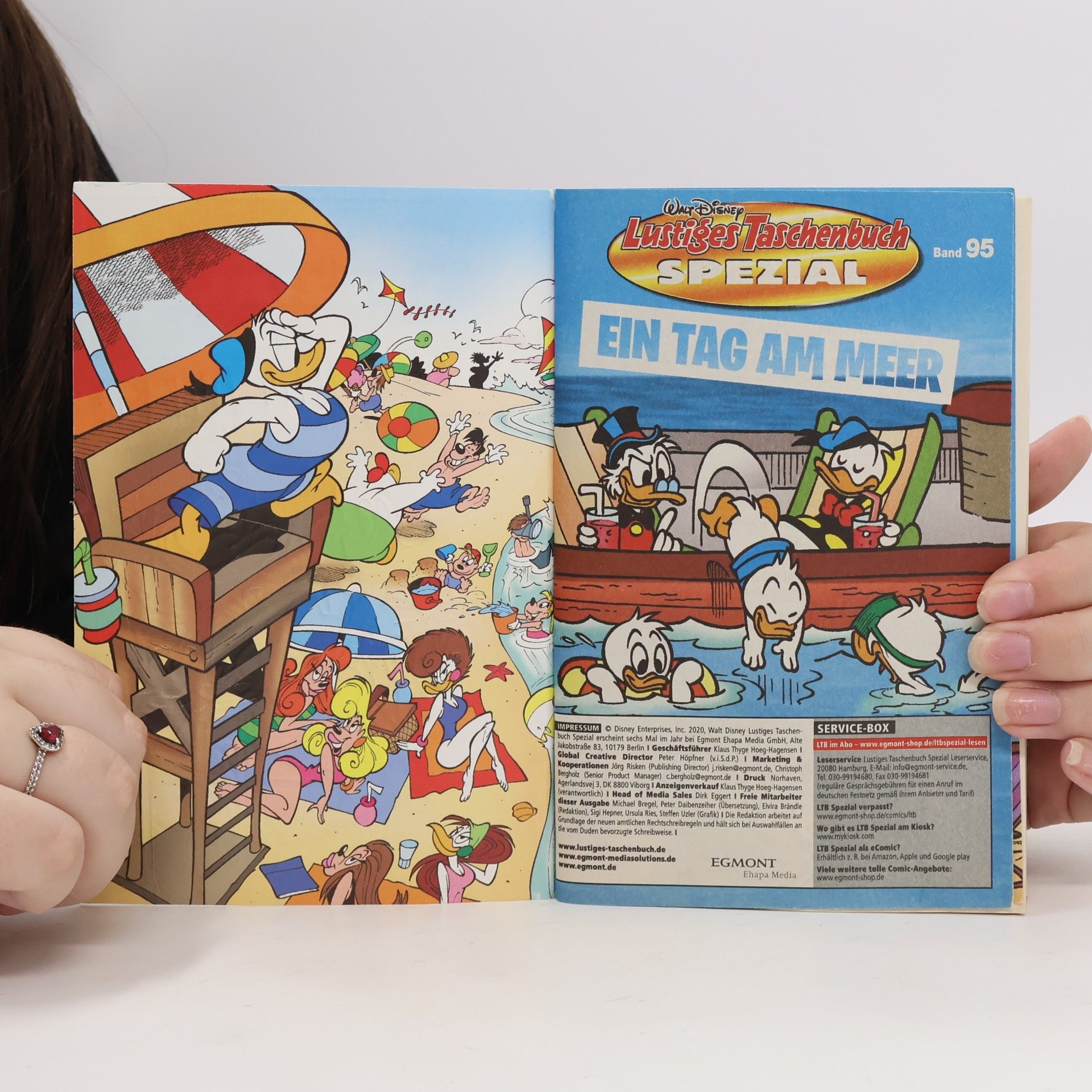 Walt Disney Lustiges Taschenbuch spezial 95. Ein tag am Meer