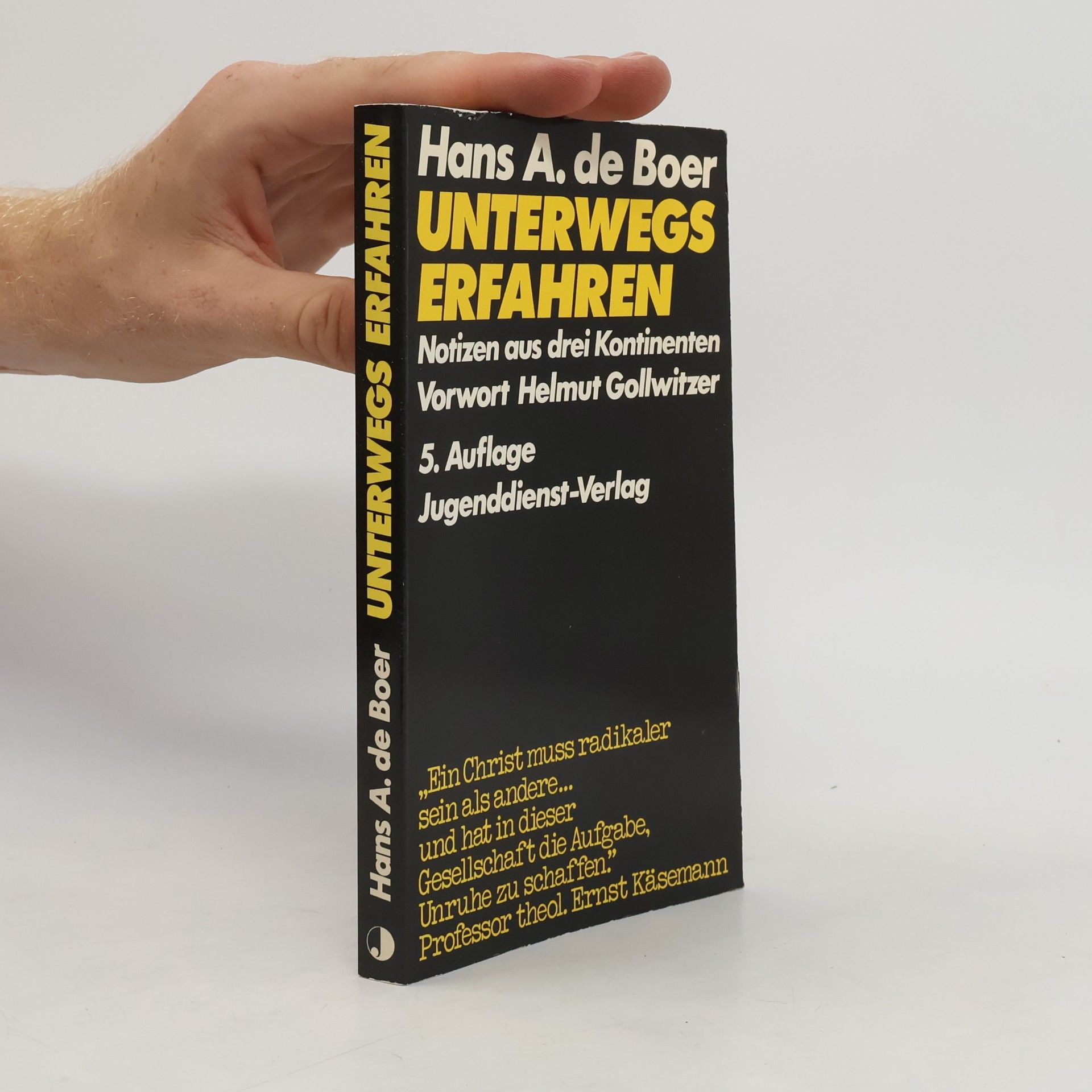 Hans A. de Boer Unterwegs erfahren
