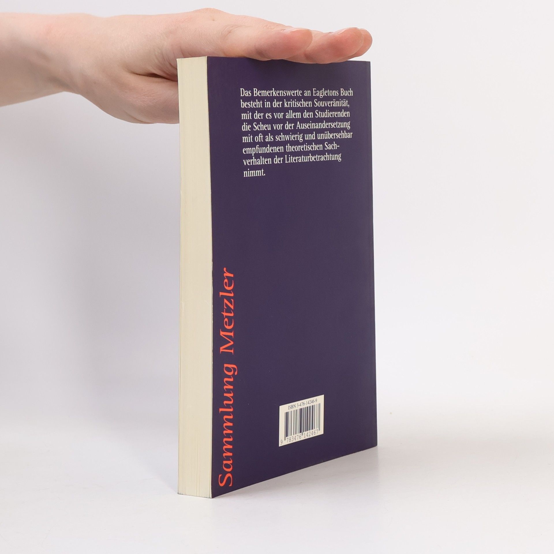 Terry Eagleton Einführung in die Literaturtheorie