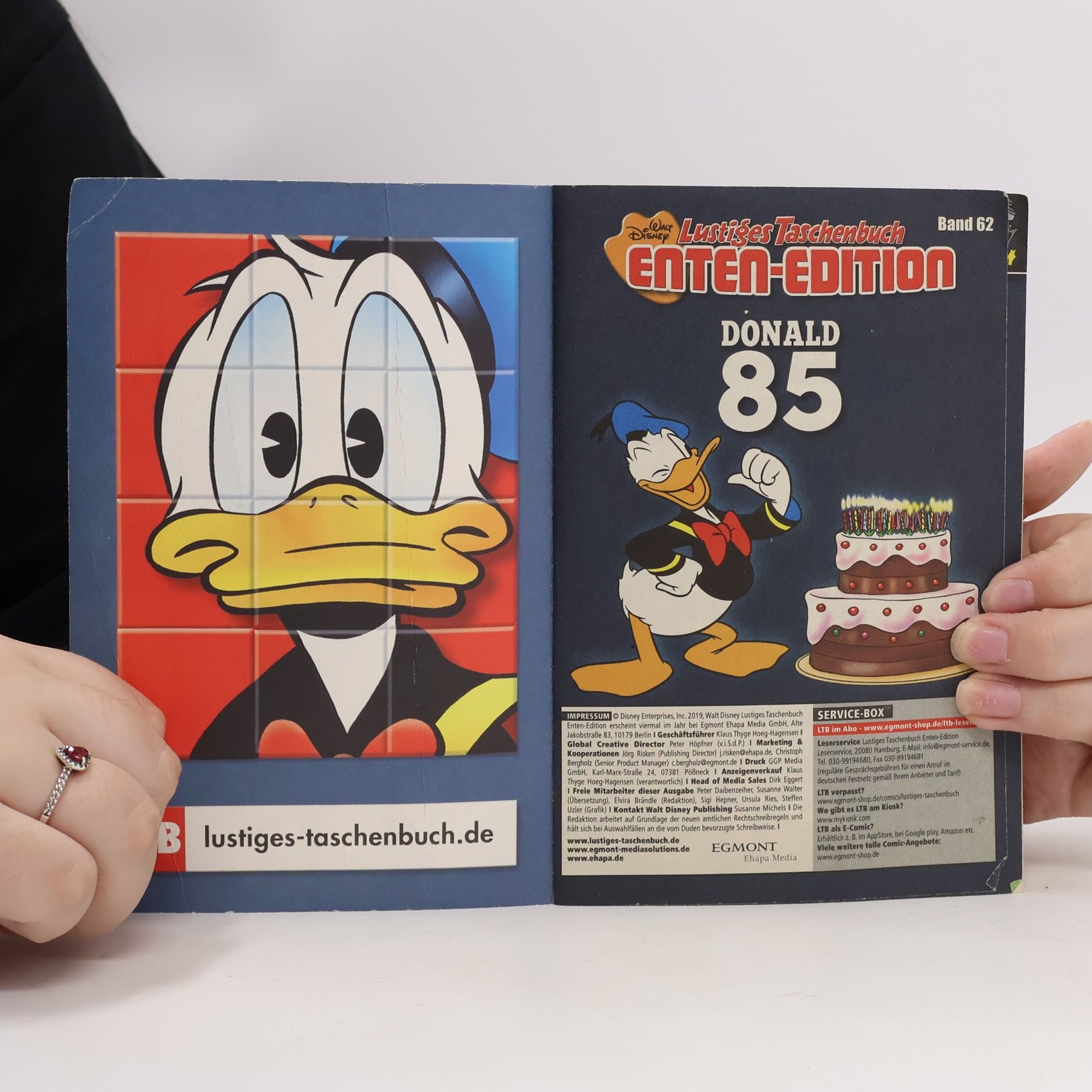 Walt Disney Lustiges Taschenbuch. Enten-Edition. Band 62. Donald 85
