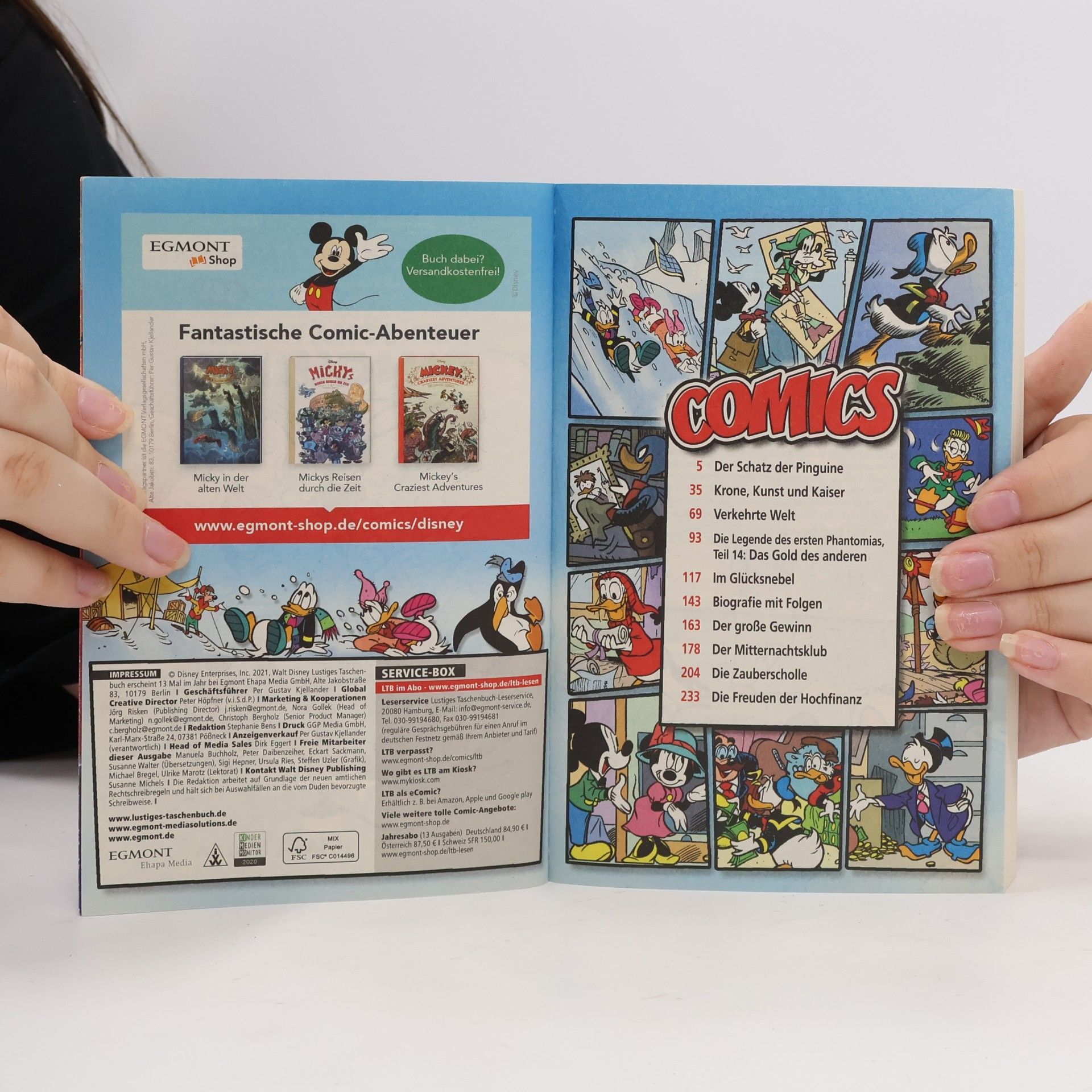 Walt Disney Lustiges Taschenbuch 541. Der Schatz der Pinguine
