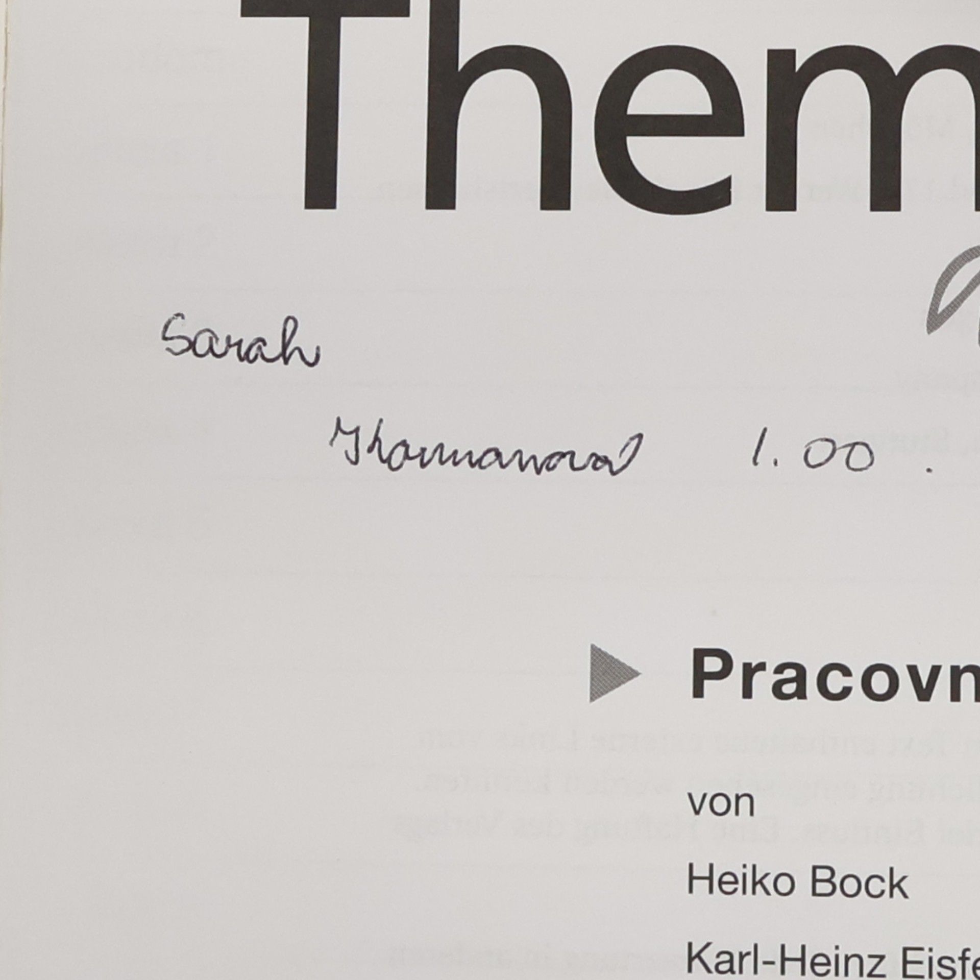 Heiko Bock Themen aktuell 1 - pracovný zošit