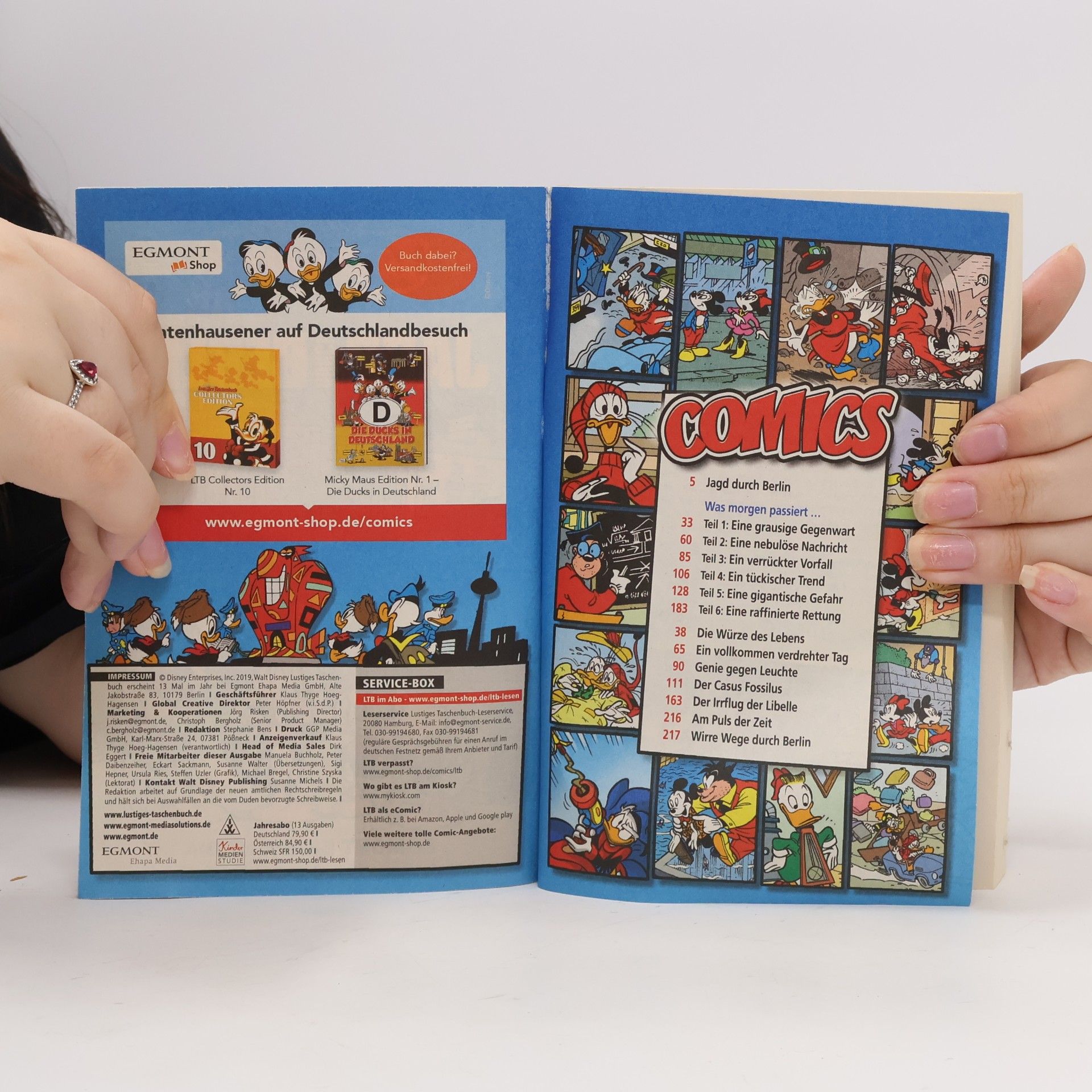 Walt Disney Lustiges Taschenbuch 526. Jagd durch Berlin