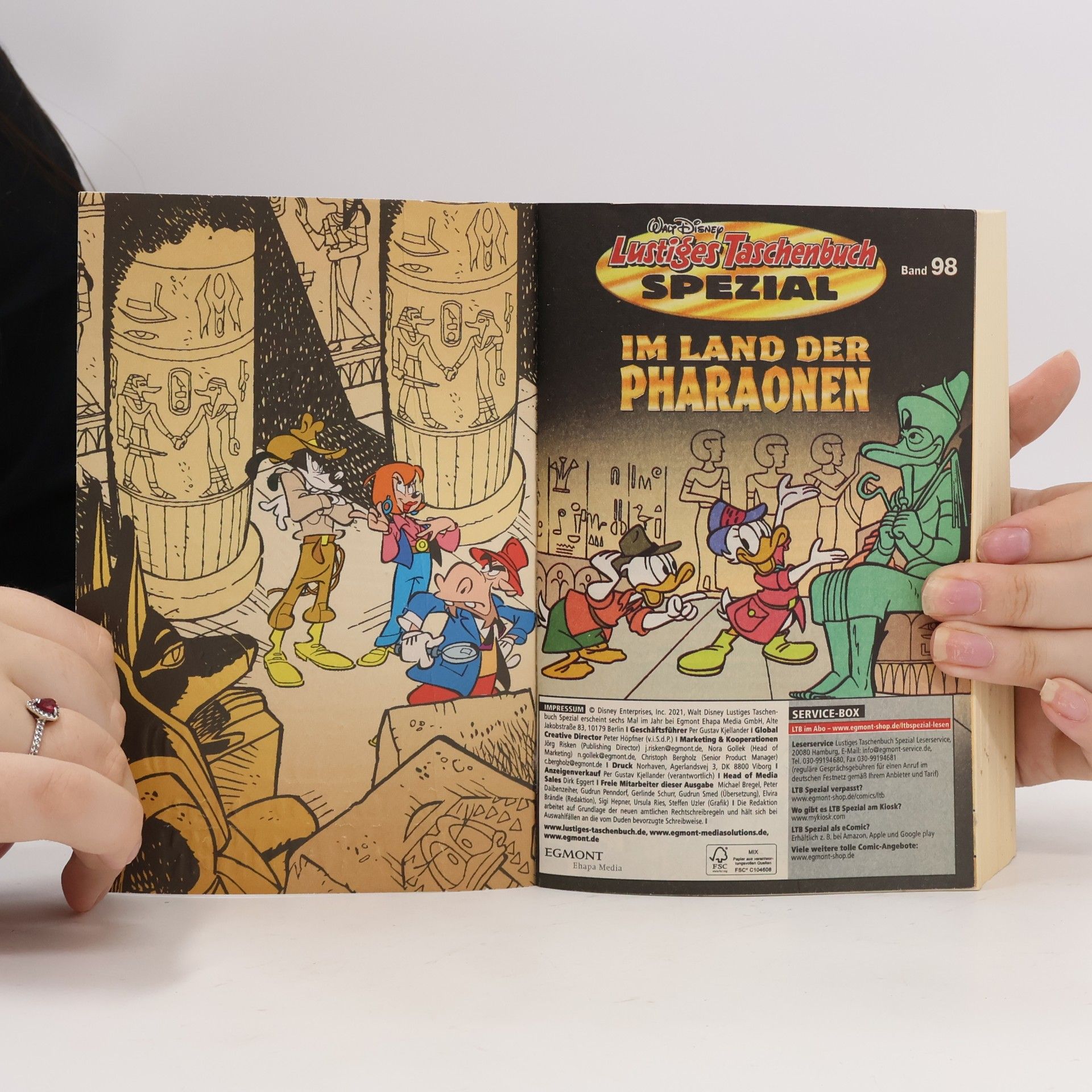 Walt Disney Lustiges Taschenbuch Spezial Band 98. Im Land der Pharaonen
