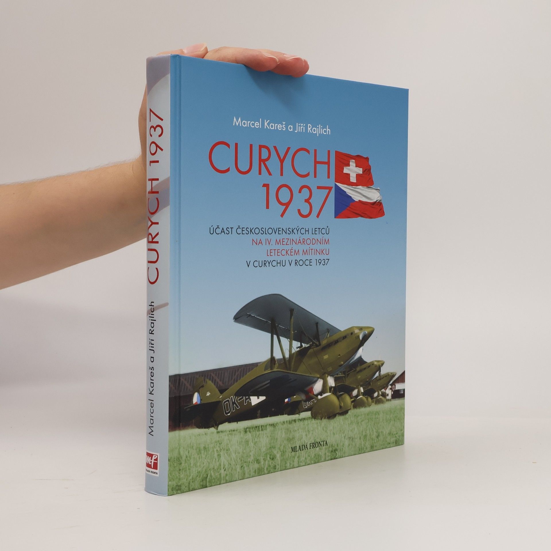 Marcel Kareš Curych 1937 - Účast československých letců na IV. mezinárodním leteckém mítinku v Curychu v roce 1937