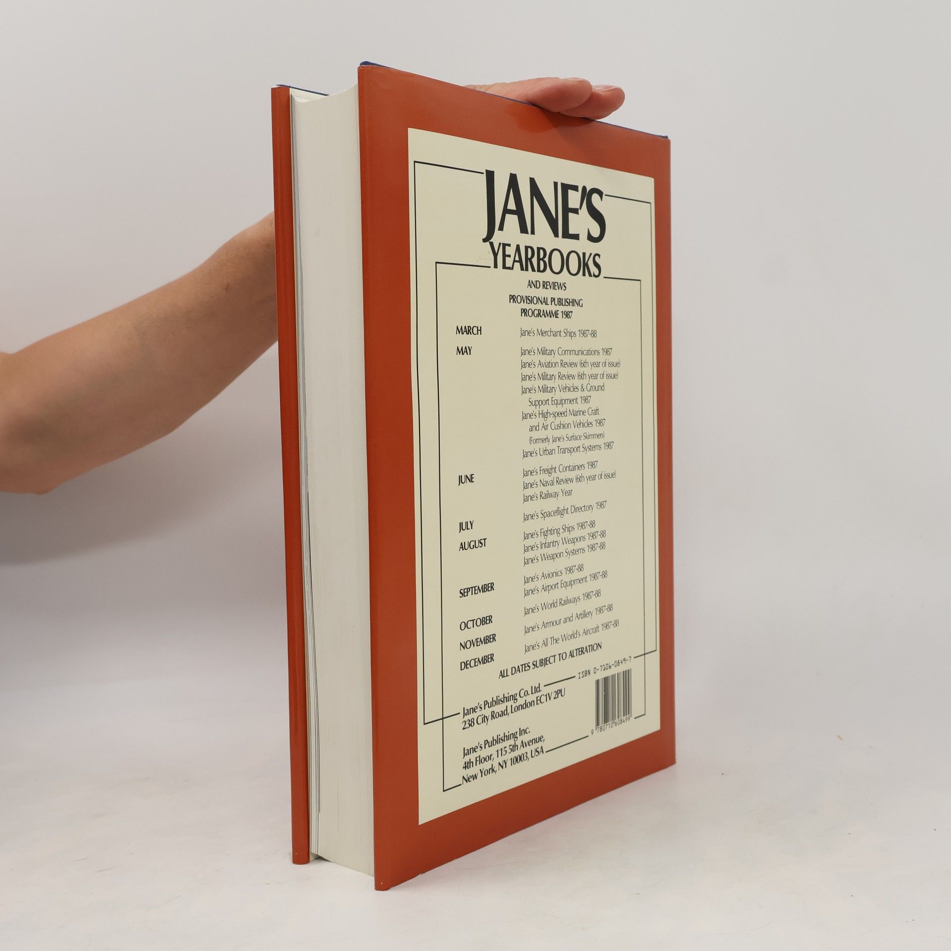 Christopher F. Foss Jane's Armour and Artillery 1987-88 - Eighth Edition