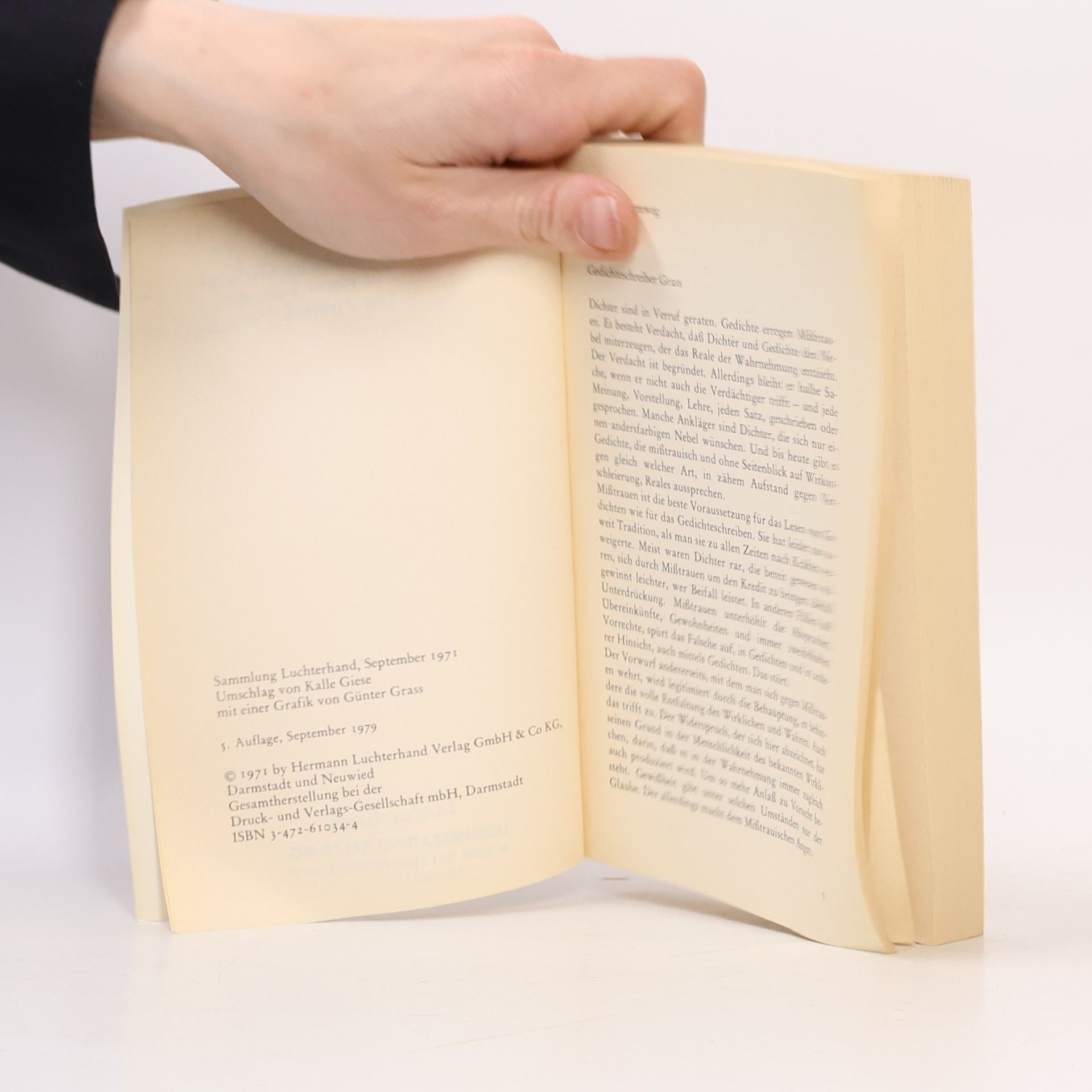 Günter Grass Gesammelte Gedichte
