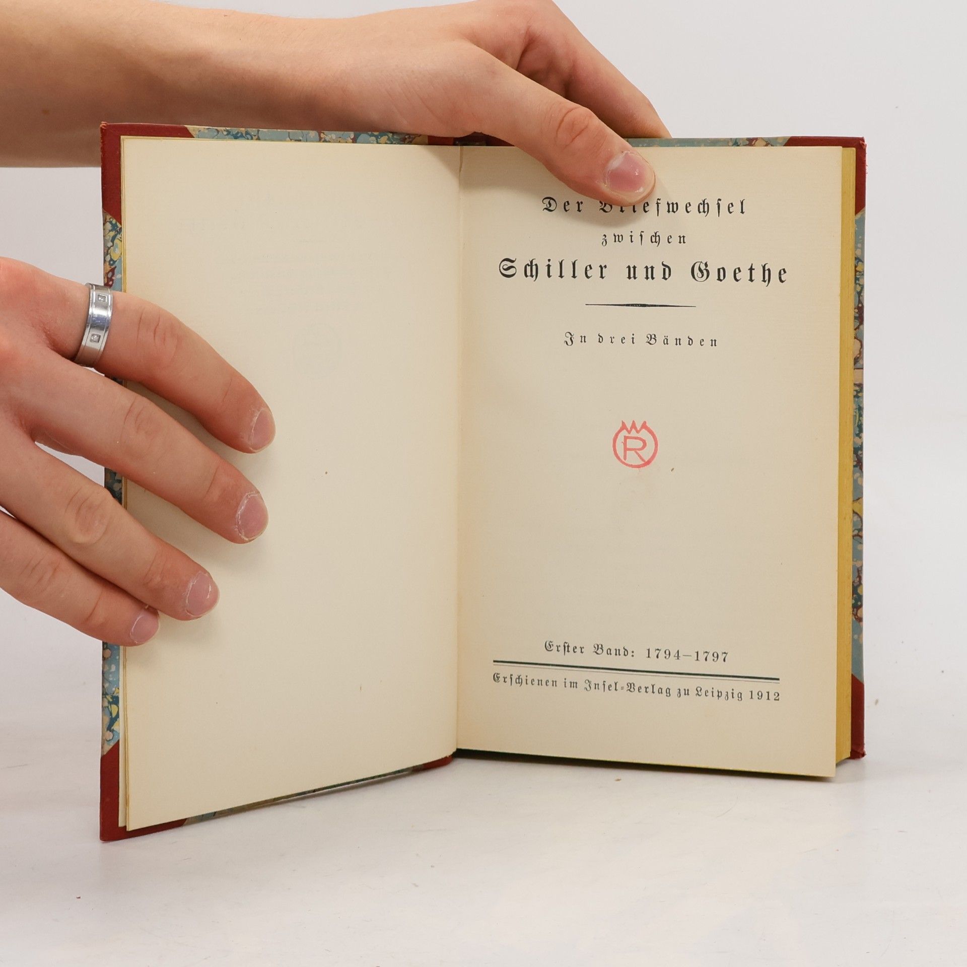 Friedrich Schiller Der Briefwechsel zwischen Schiller und Goethe. Band 1