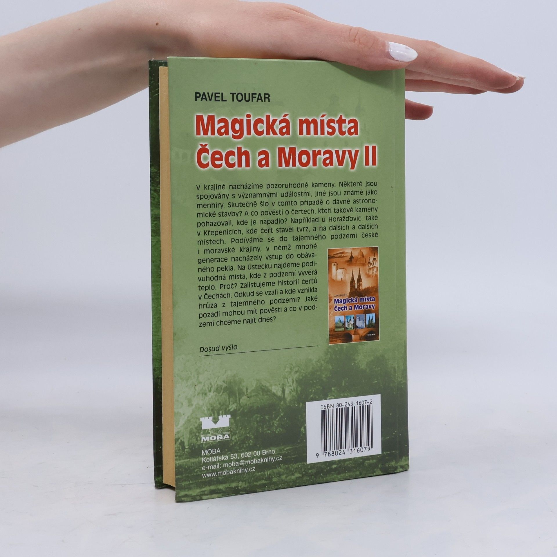 Pavel Toufar Magická místa Čech a Moravy II. Putování po stopách čertů, ďáblů jakož i pekelníků