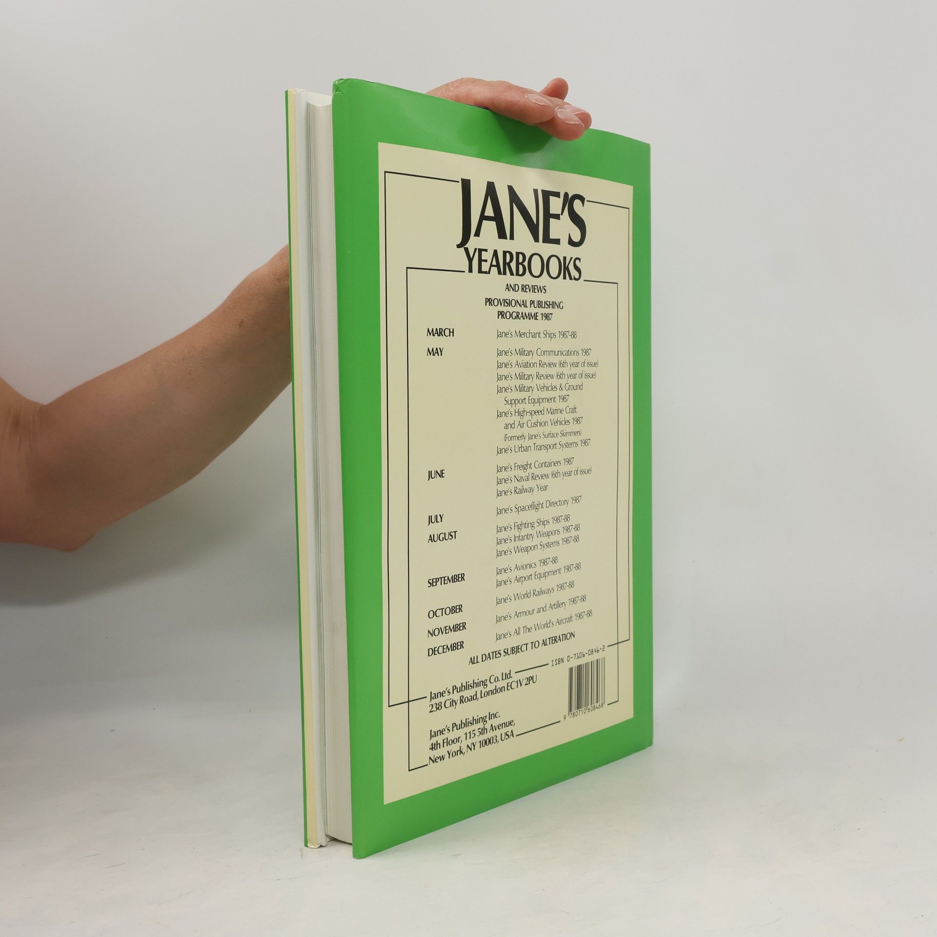Stephen R Broadbent Jane's Avionics 1987-88