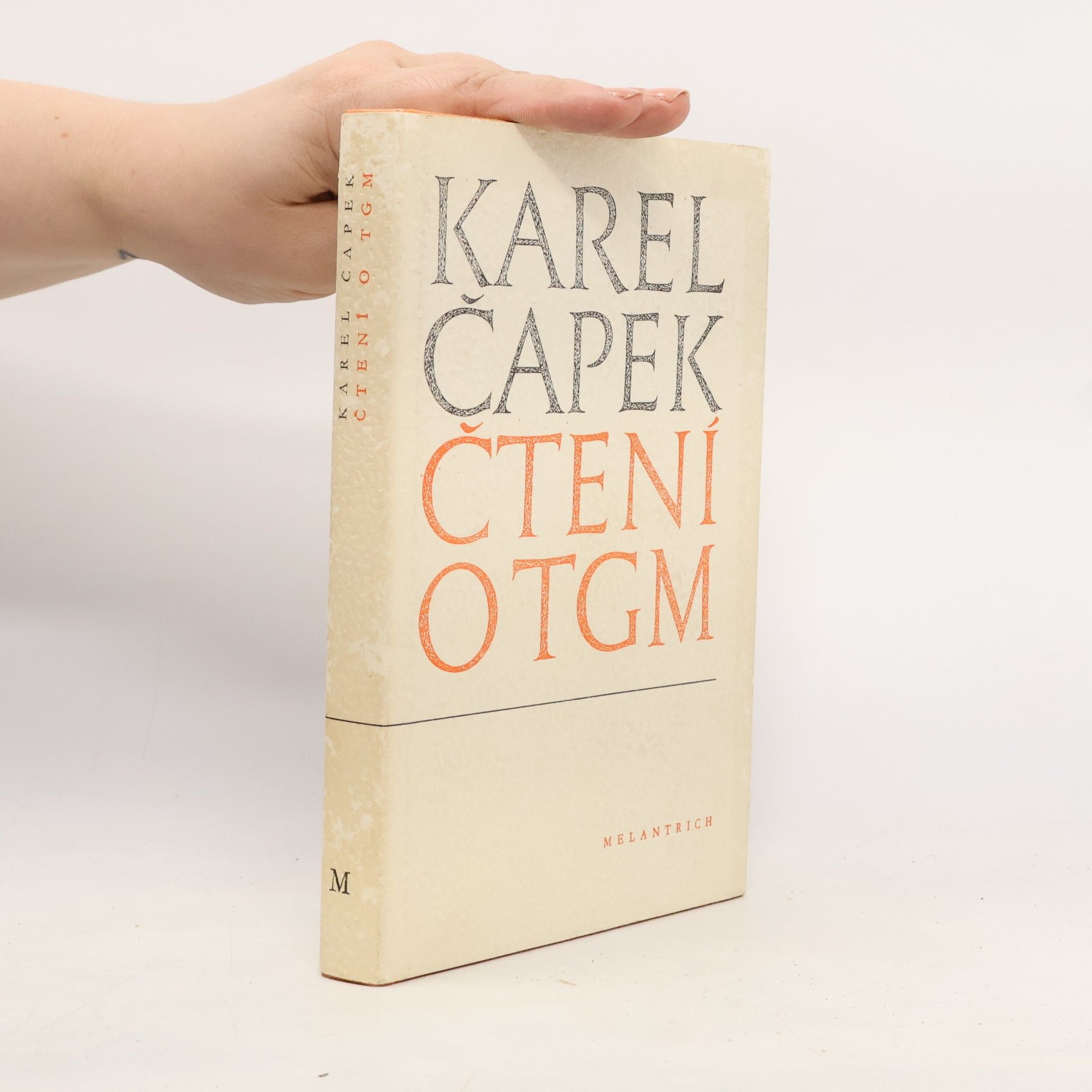 Karel Čapek Čtení o T. G. Masarykovi