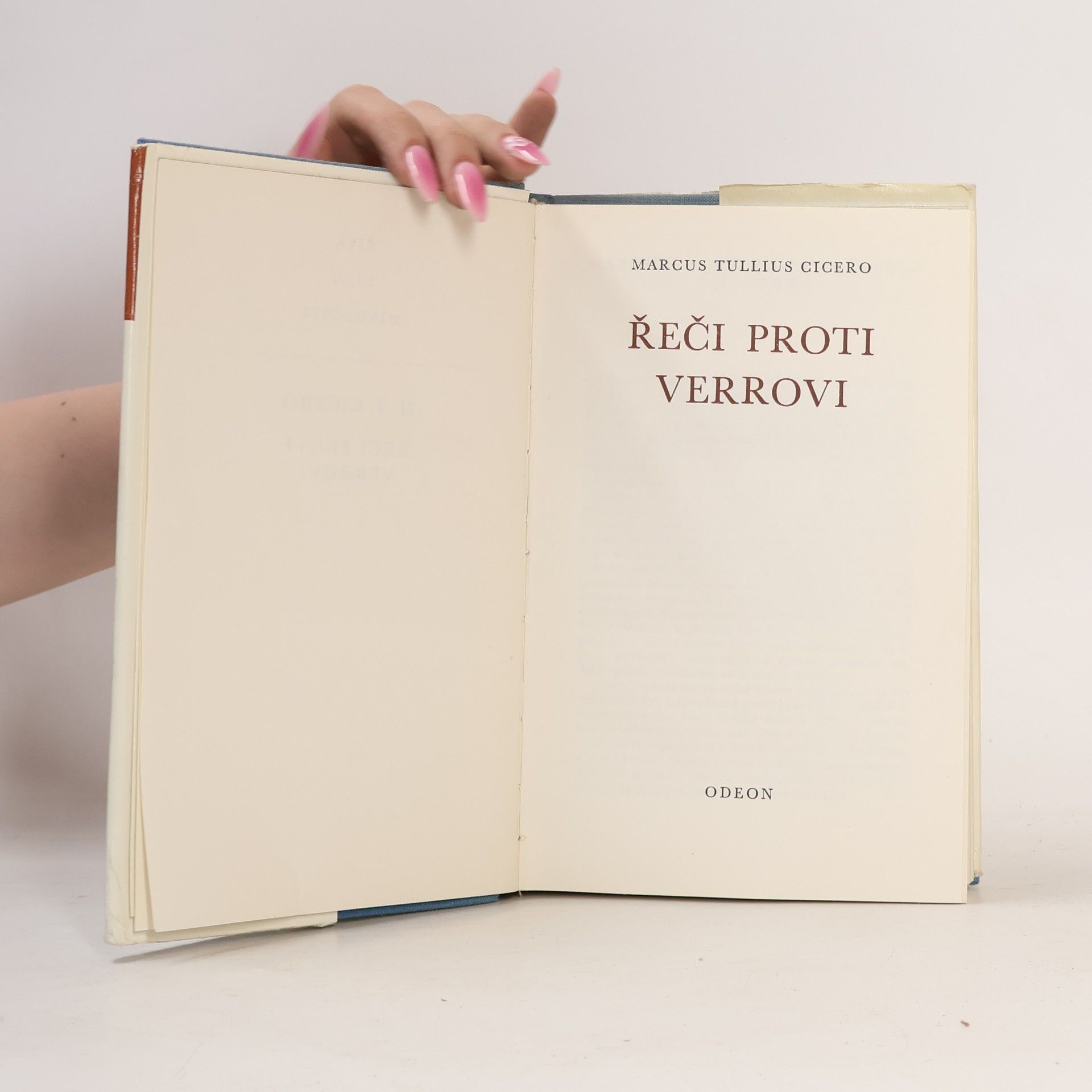 Marcus Tullius Cicero Řeči proti Verrovi