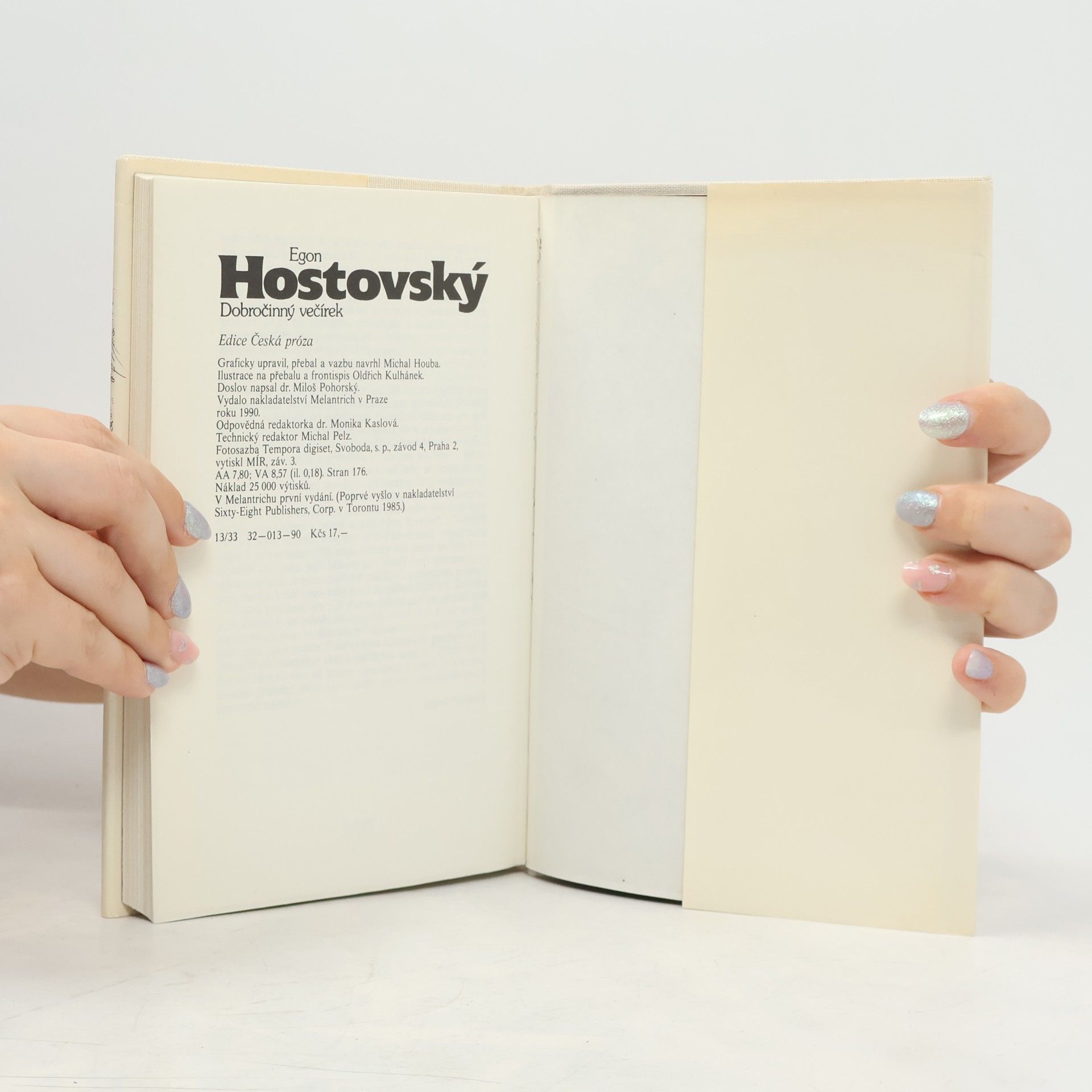 Egon Hostovský Dobročinný večírek