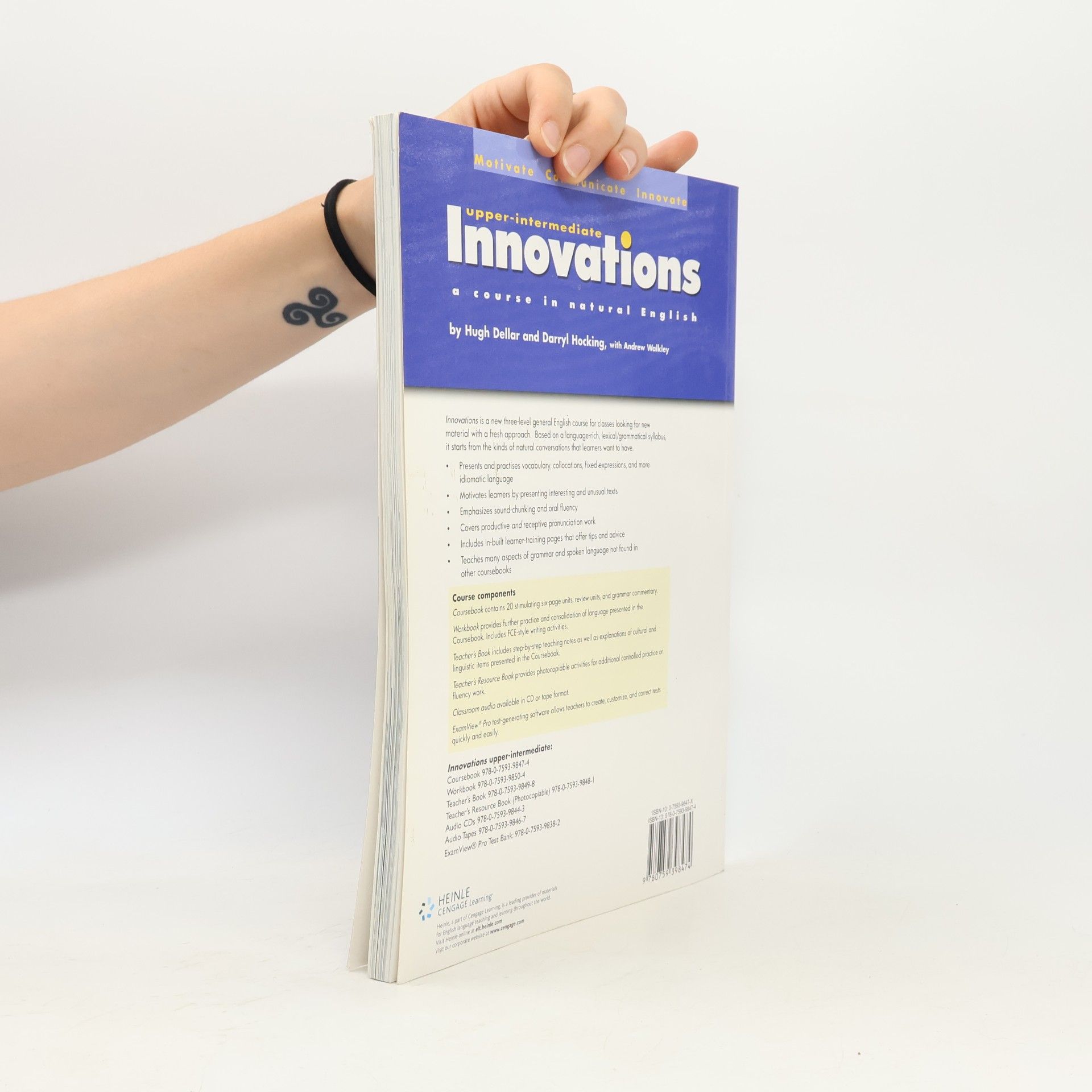 Hugh Dellar Innovations upper-intermediate coursebook: A course in natural English