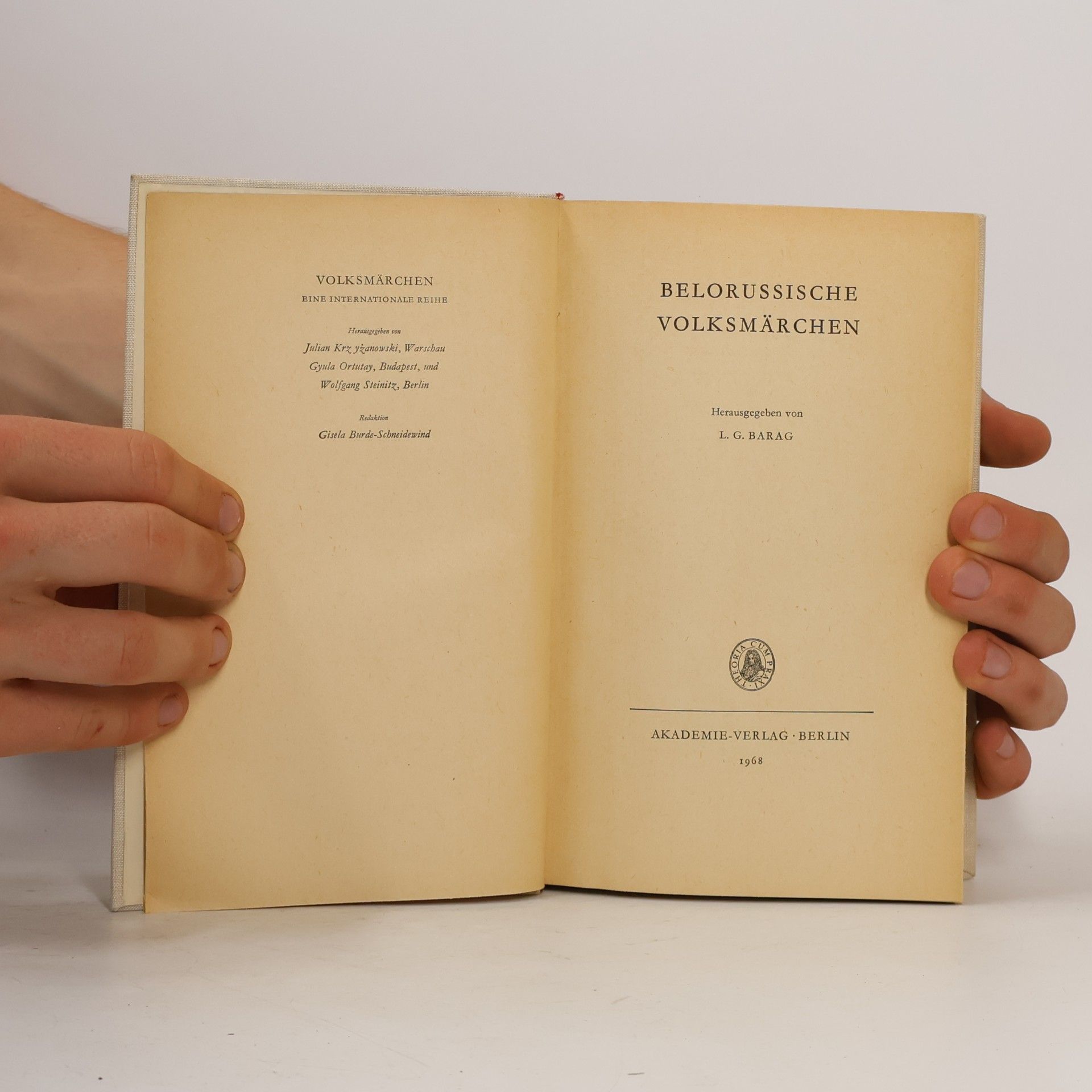 L. G. Barag Belorussische Volksmärchen