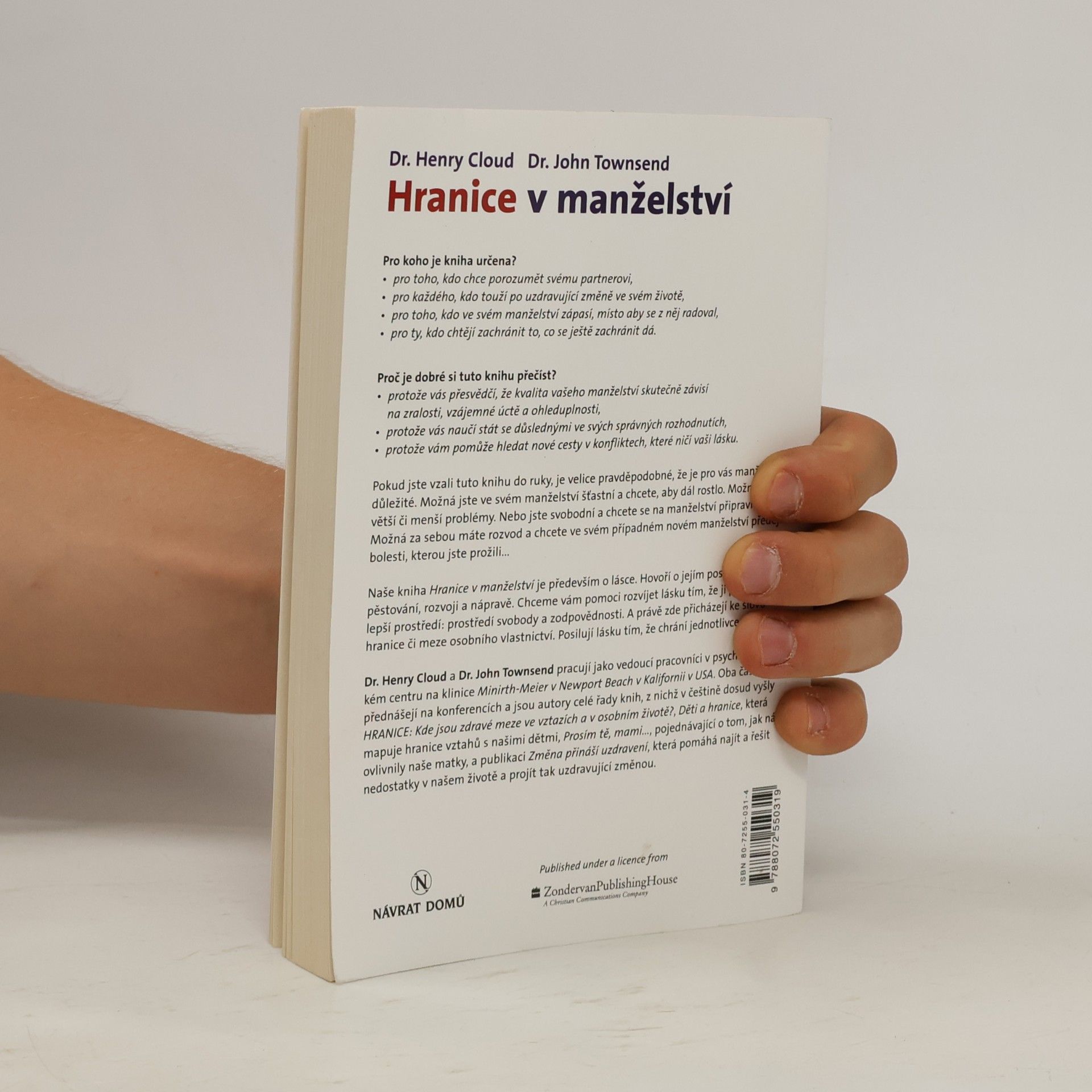 Henry Cloud Hranice v manželství