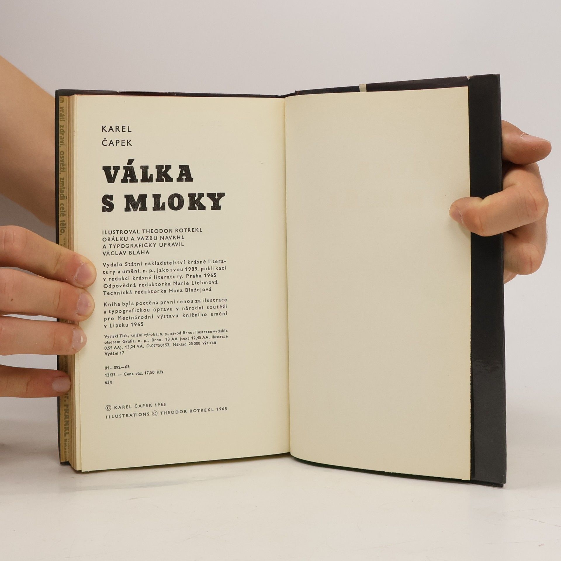 Karel Čapek Válka s mloky