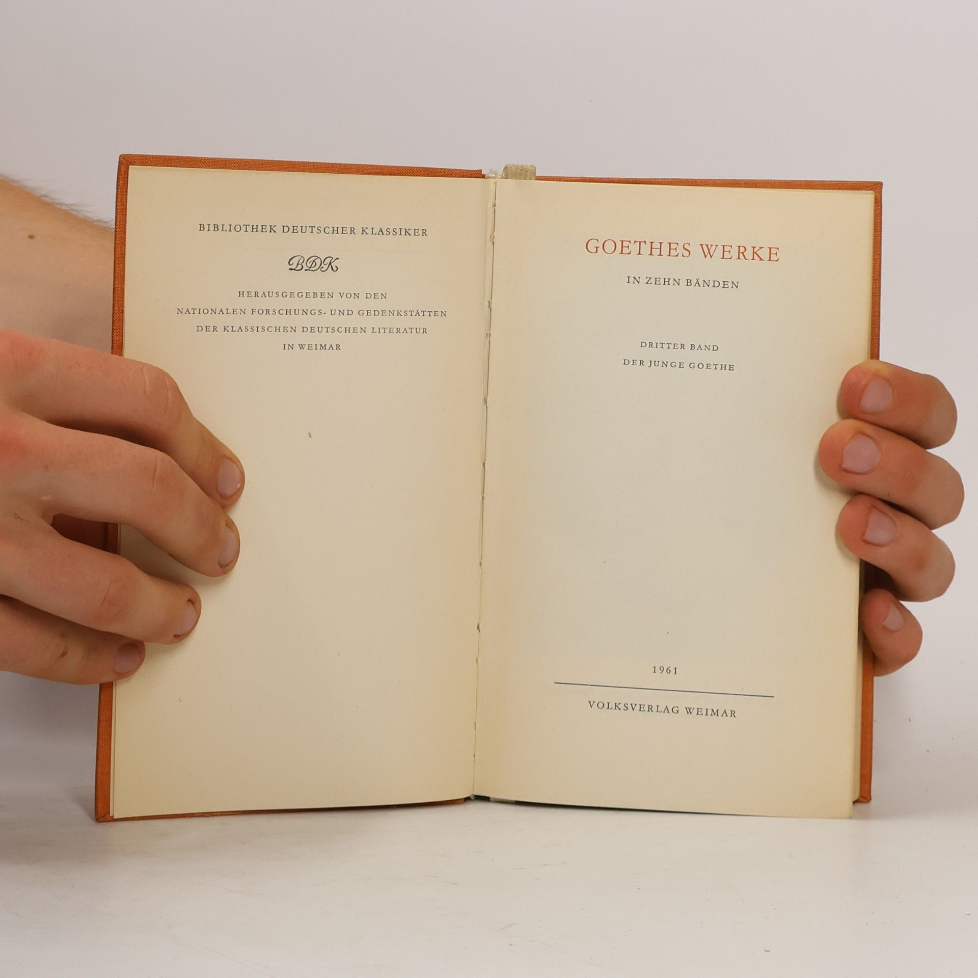 Johann Wolfgang von Goethe Goethes Werke 3