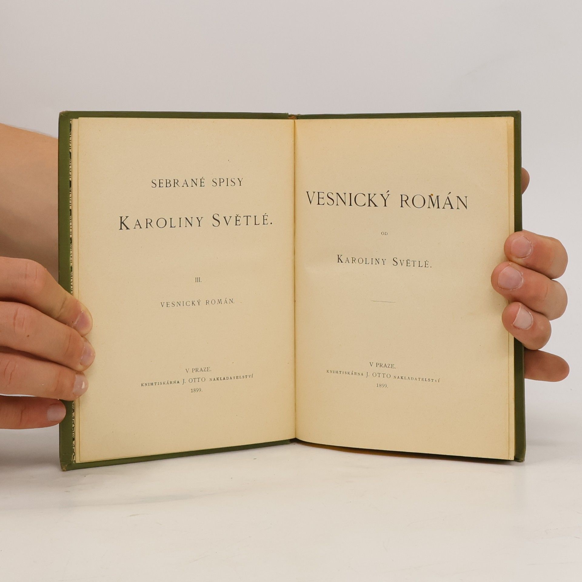 Karolina Světlá Vesnický román