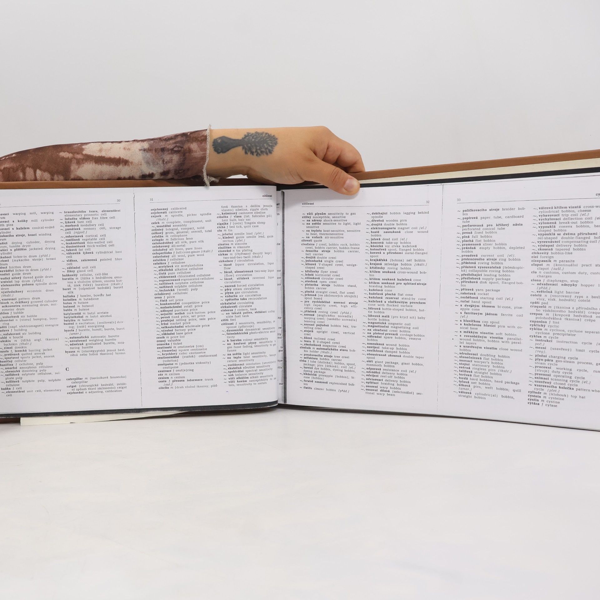 Collectif d'auteurs Česko-anglický technický textilní slovník