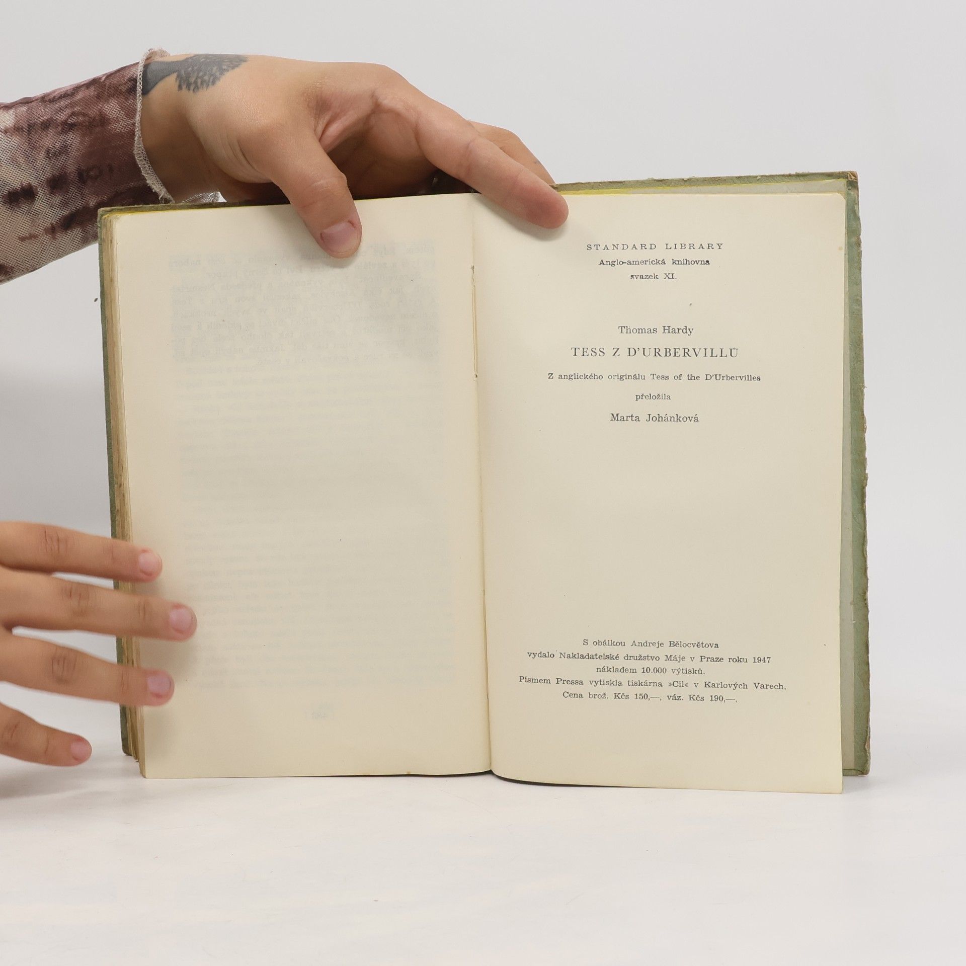Thomas Hardy Tess z d'Urbervillů