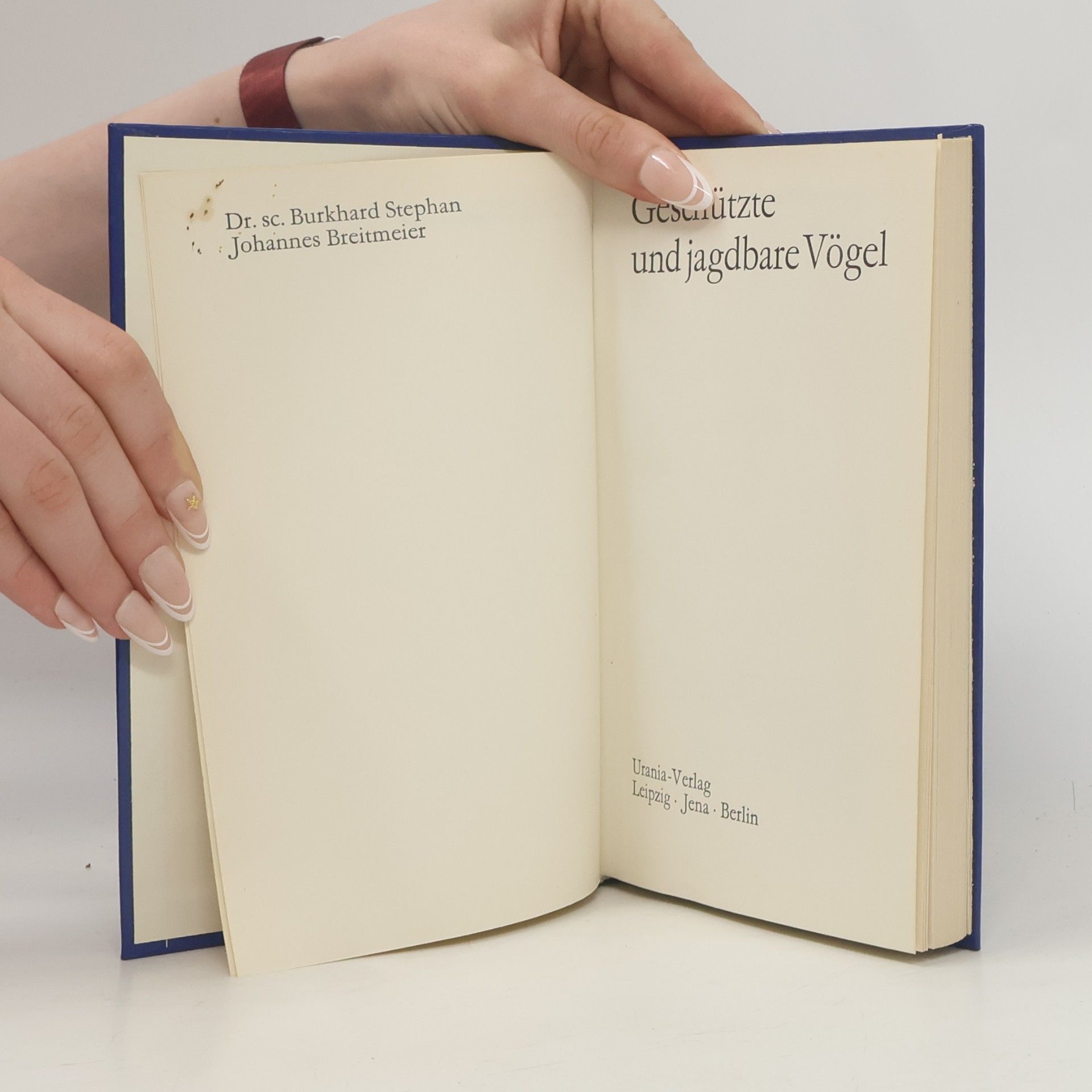 Johannes Breitmeier Geschützte und jagdbare Vögel