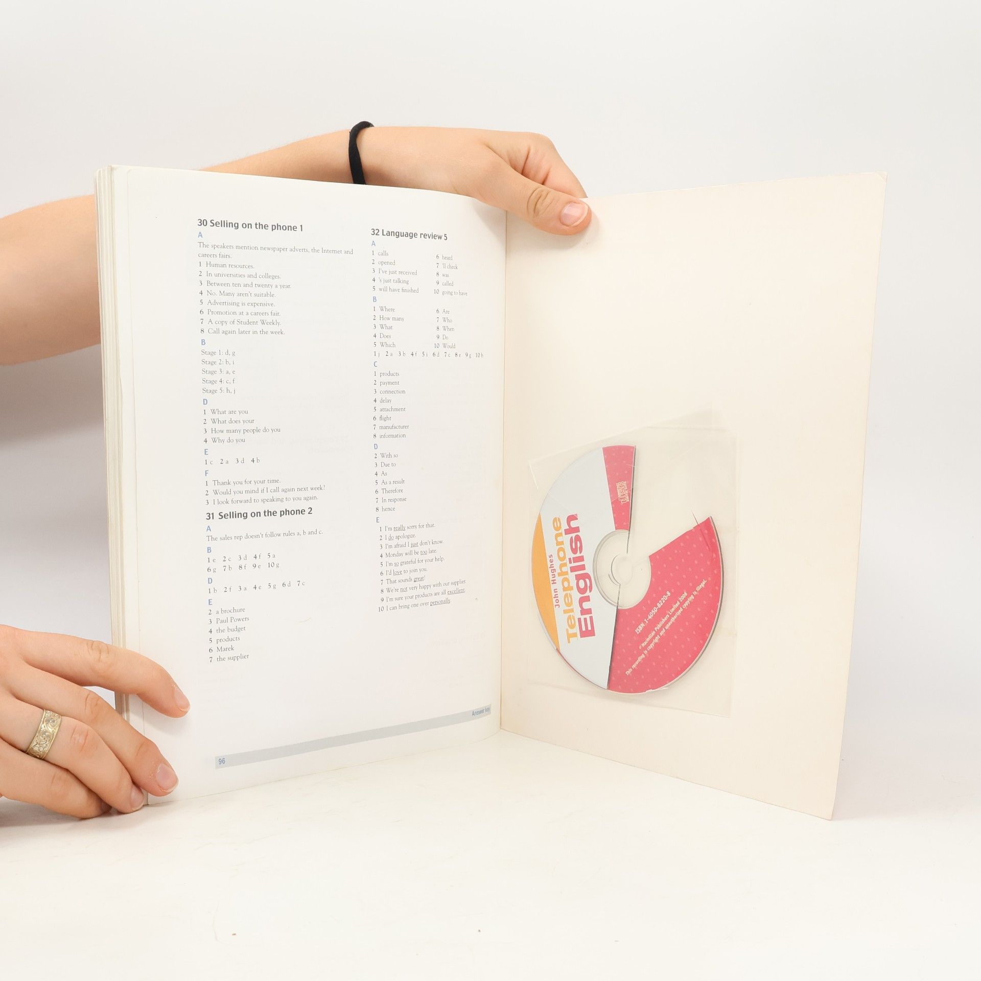 John Hughes Telephone English: includes phrase bank and role plays