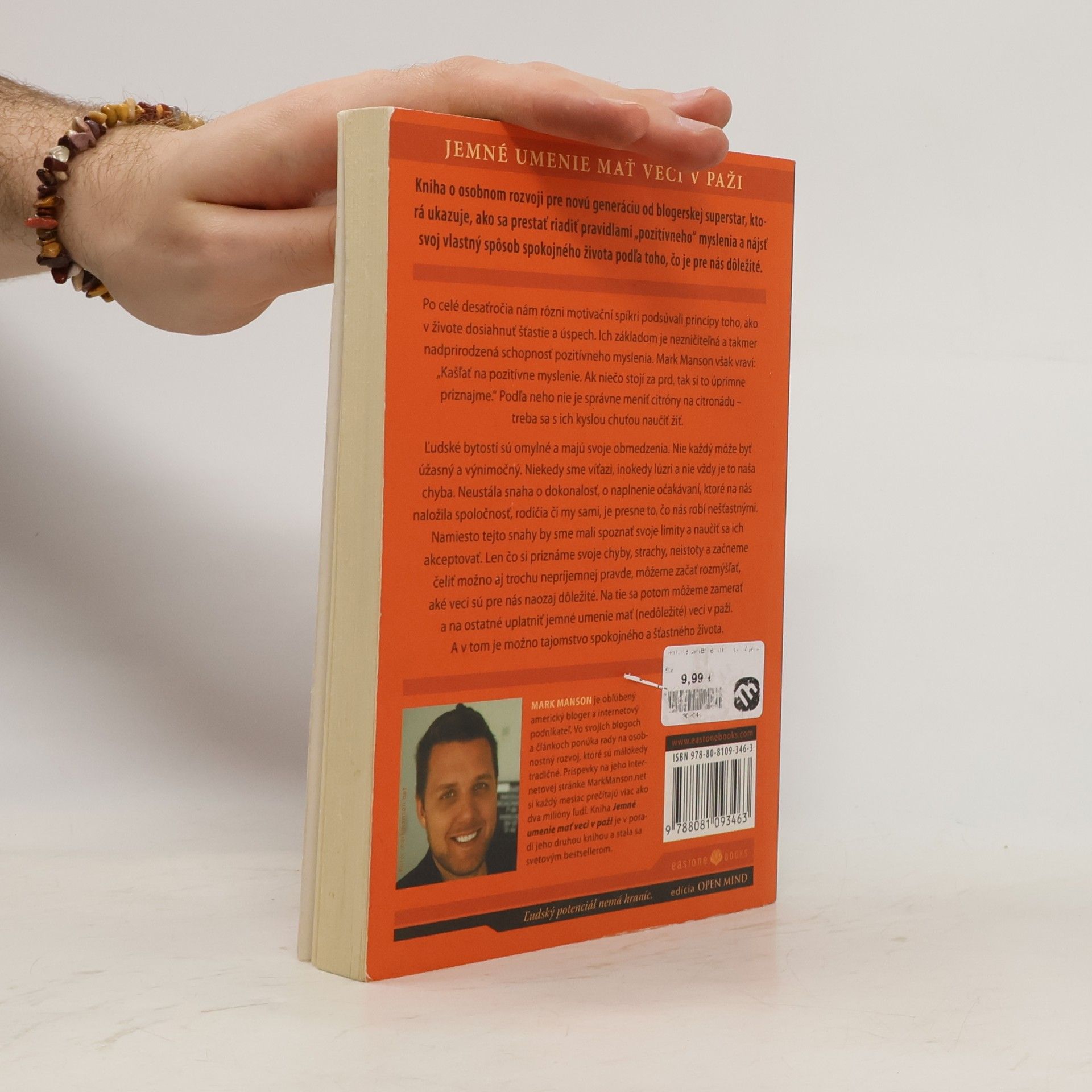 Mark Manson Jemné umenie mať veci v p**i
