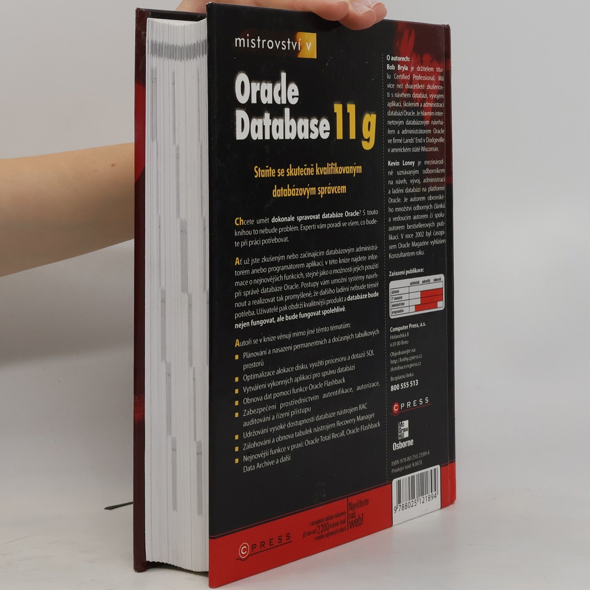 Bob Bryla Mistrovství v Oracle Database 11g