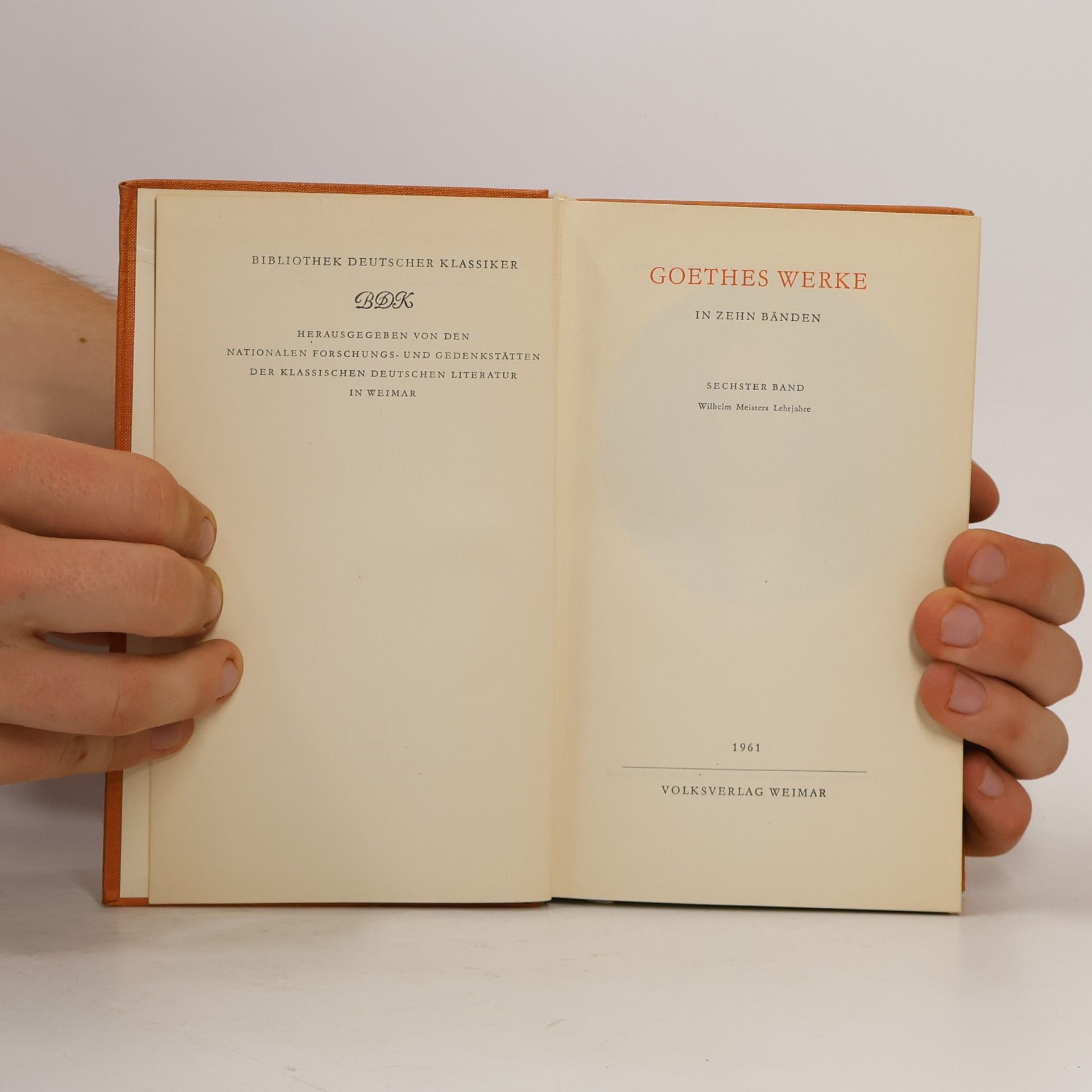 Johann Wolfgang von Goethe Goethes Werke 6
