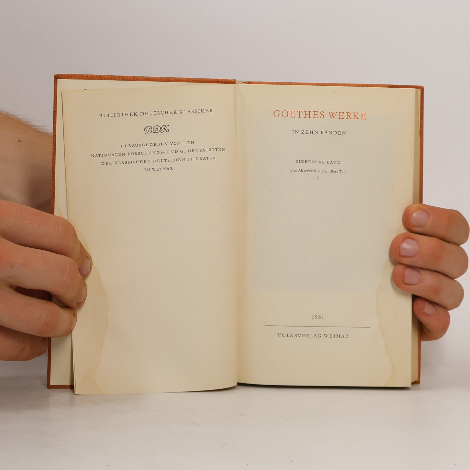 Johann Wolfgang von Goethe Goethes Werke 7