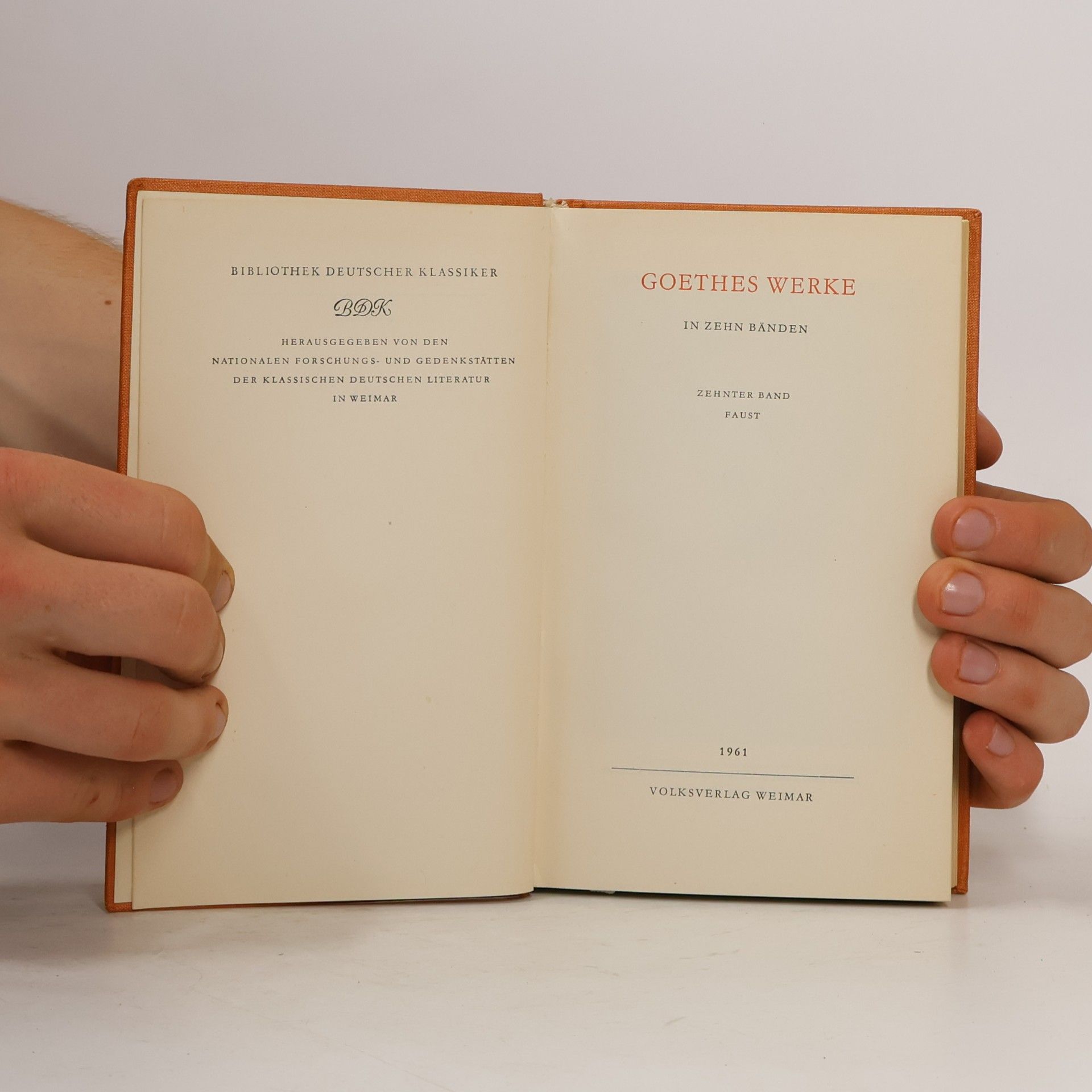 Johann Wolfgang von Goethe Goethes Verke 10