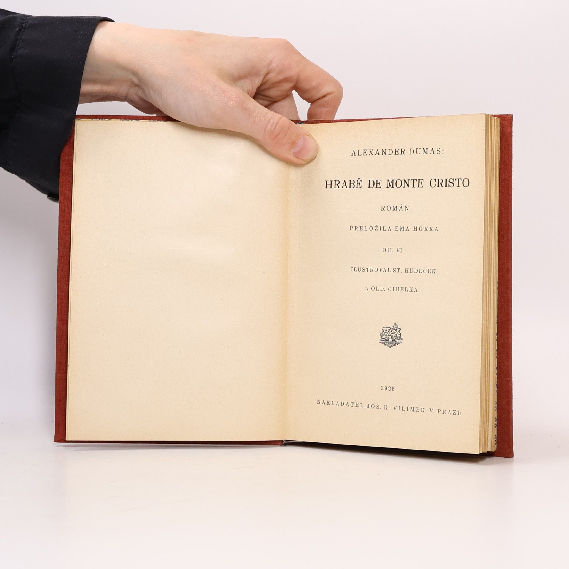 Alexandre Dumas starší Hrabě De Monte Cristo. Díl VI.