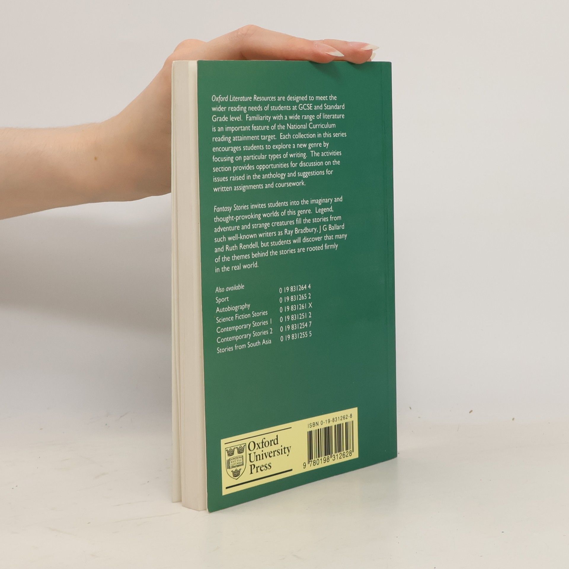 Andrew Goodwyn Oxford Literature Resources: Fantasy Stories