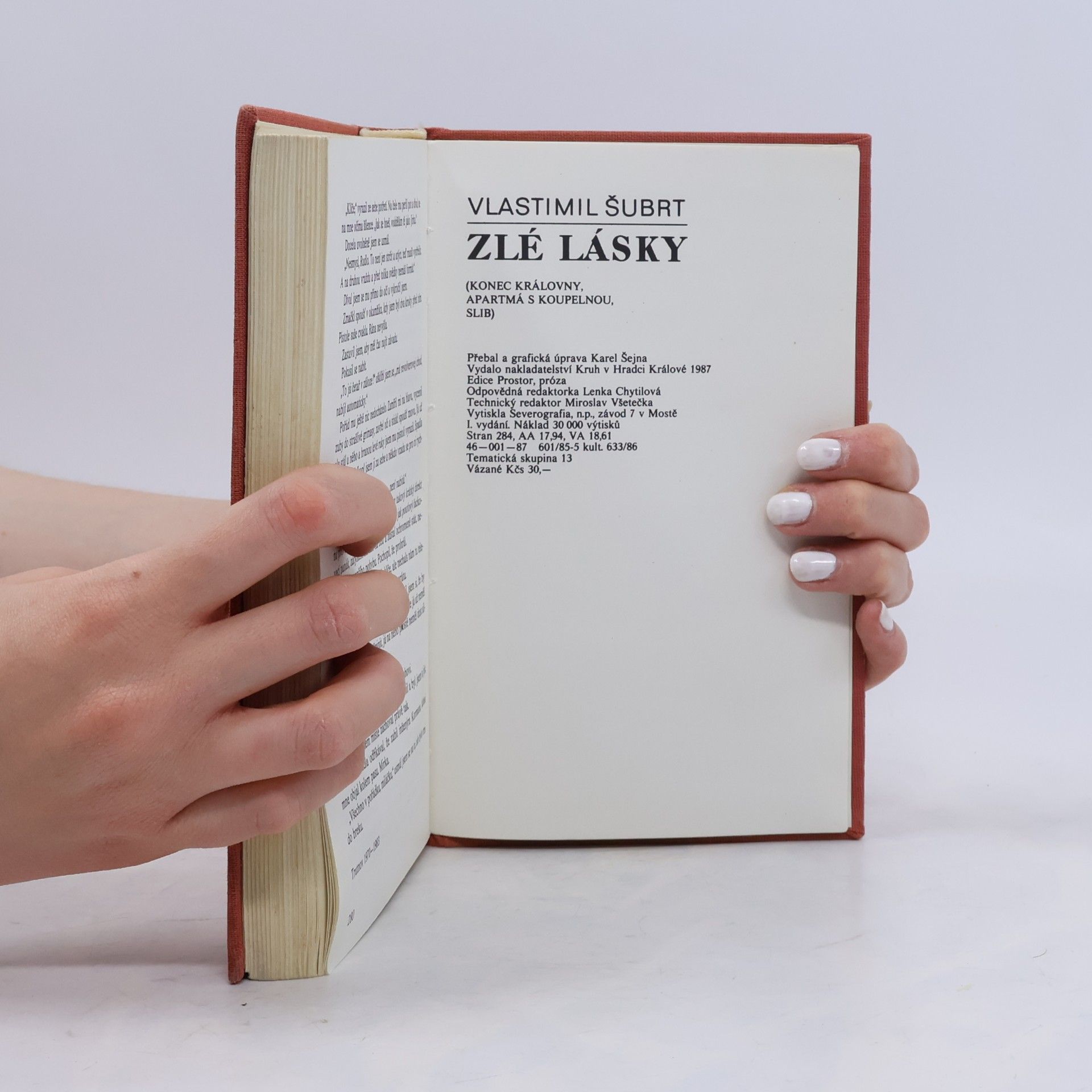 Vlastimil Šubrt Zlé lásky