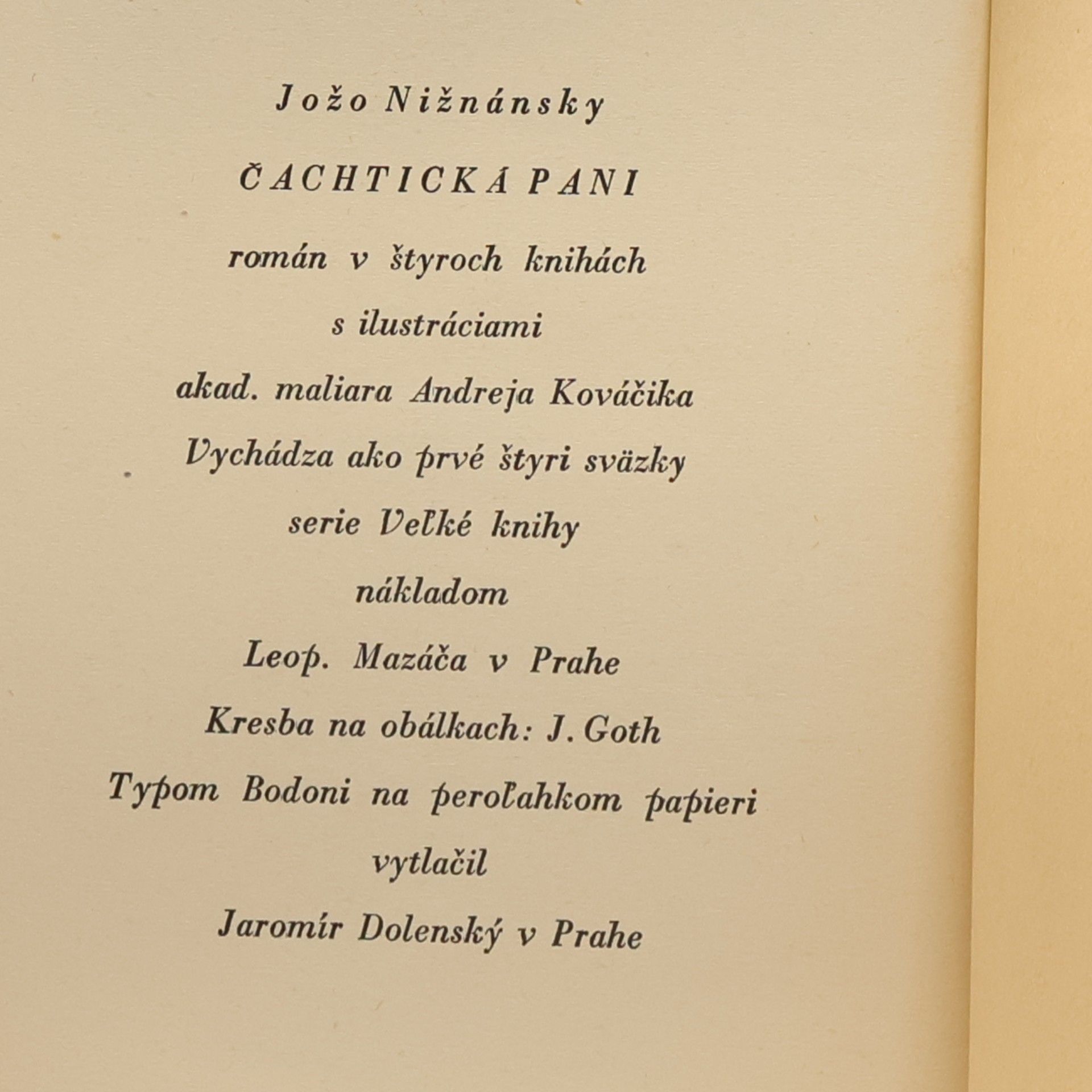 Jozef Nižnánsky Čachtická pani. Kniha tretia