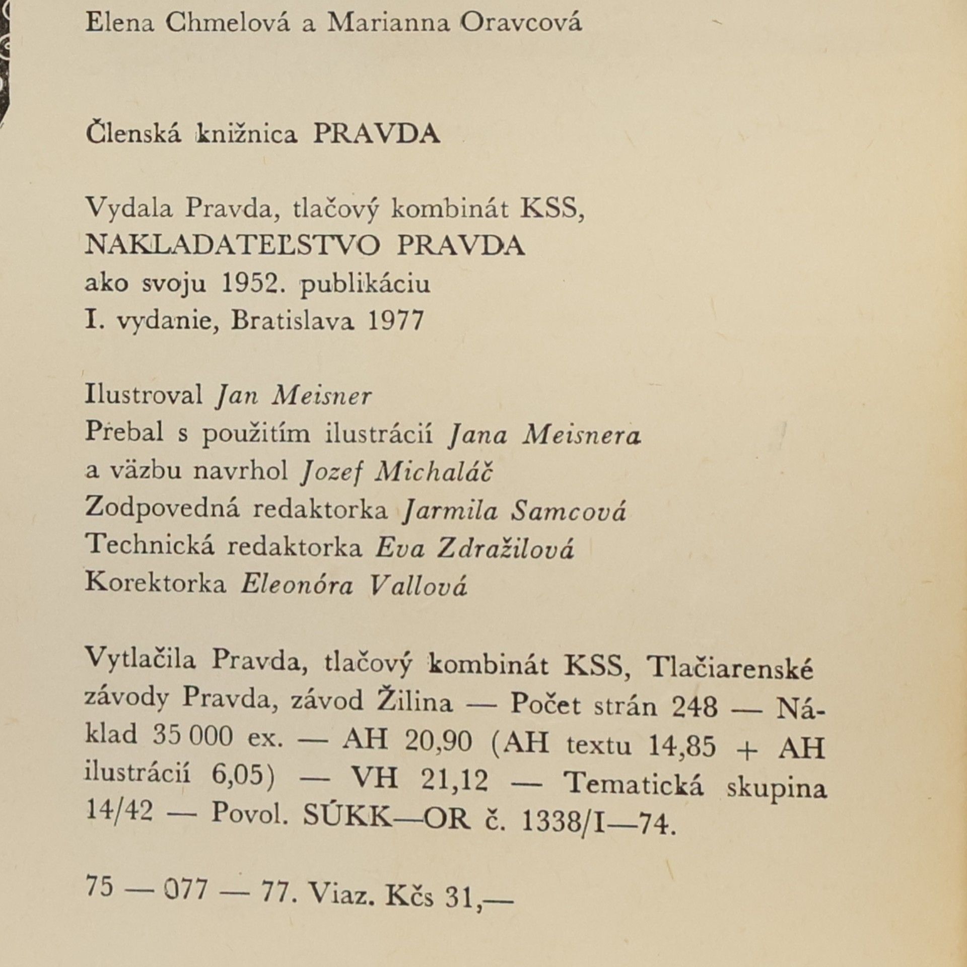 Elena Chmelová Indiánske rozprávky
