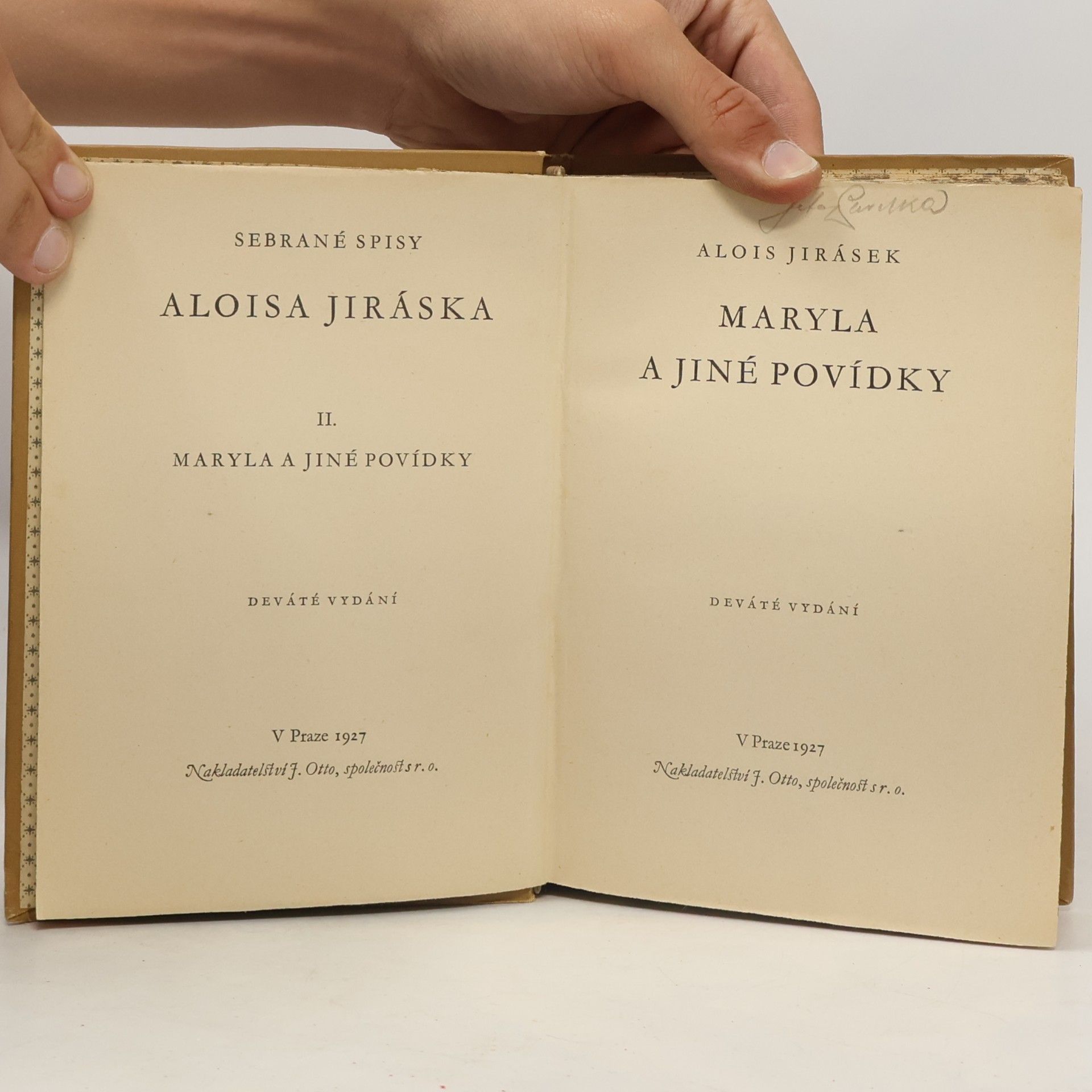 Alois Jirásek Maryla a jiné povídky