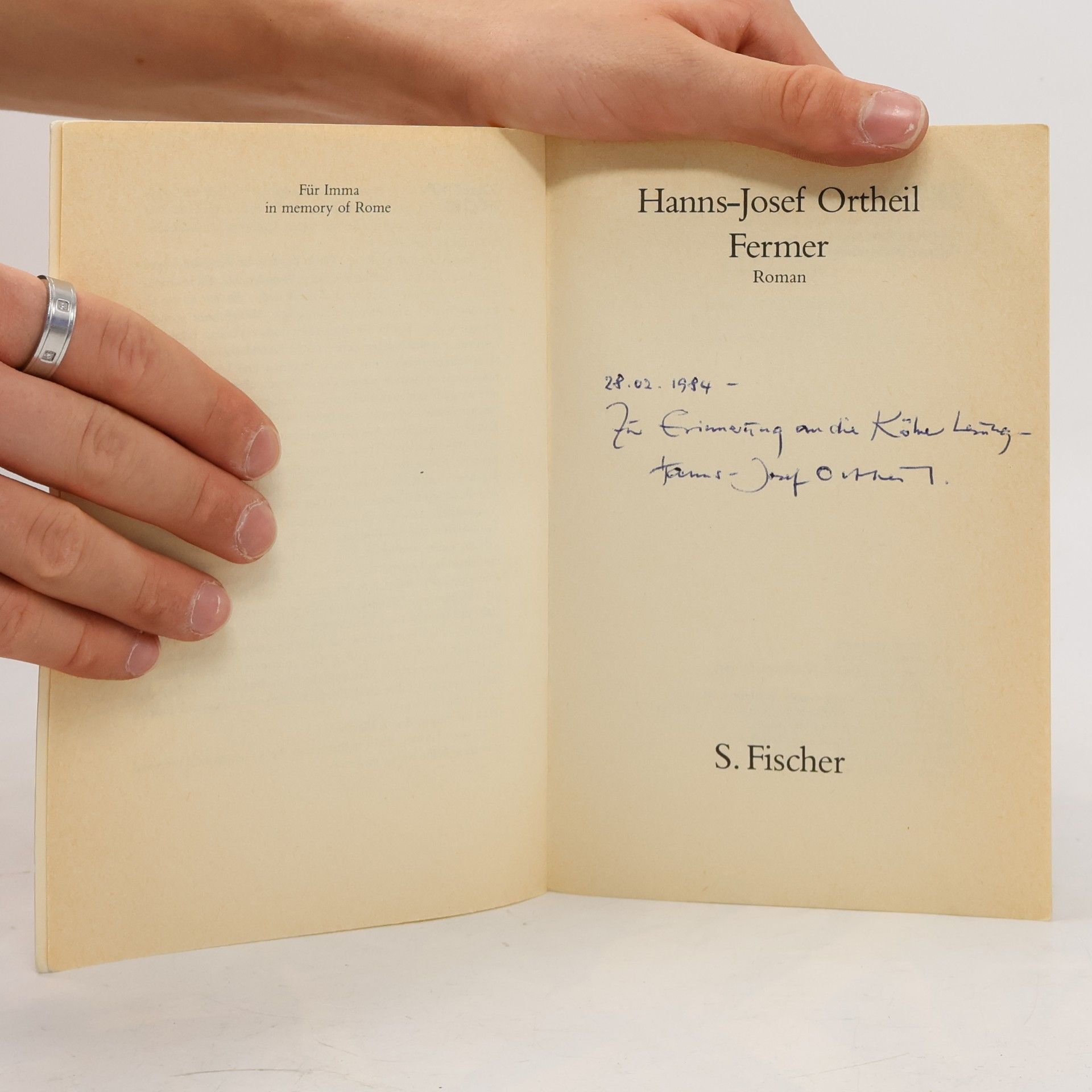 Hanns-Josef Ortheil Fermer