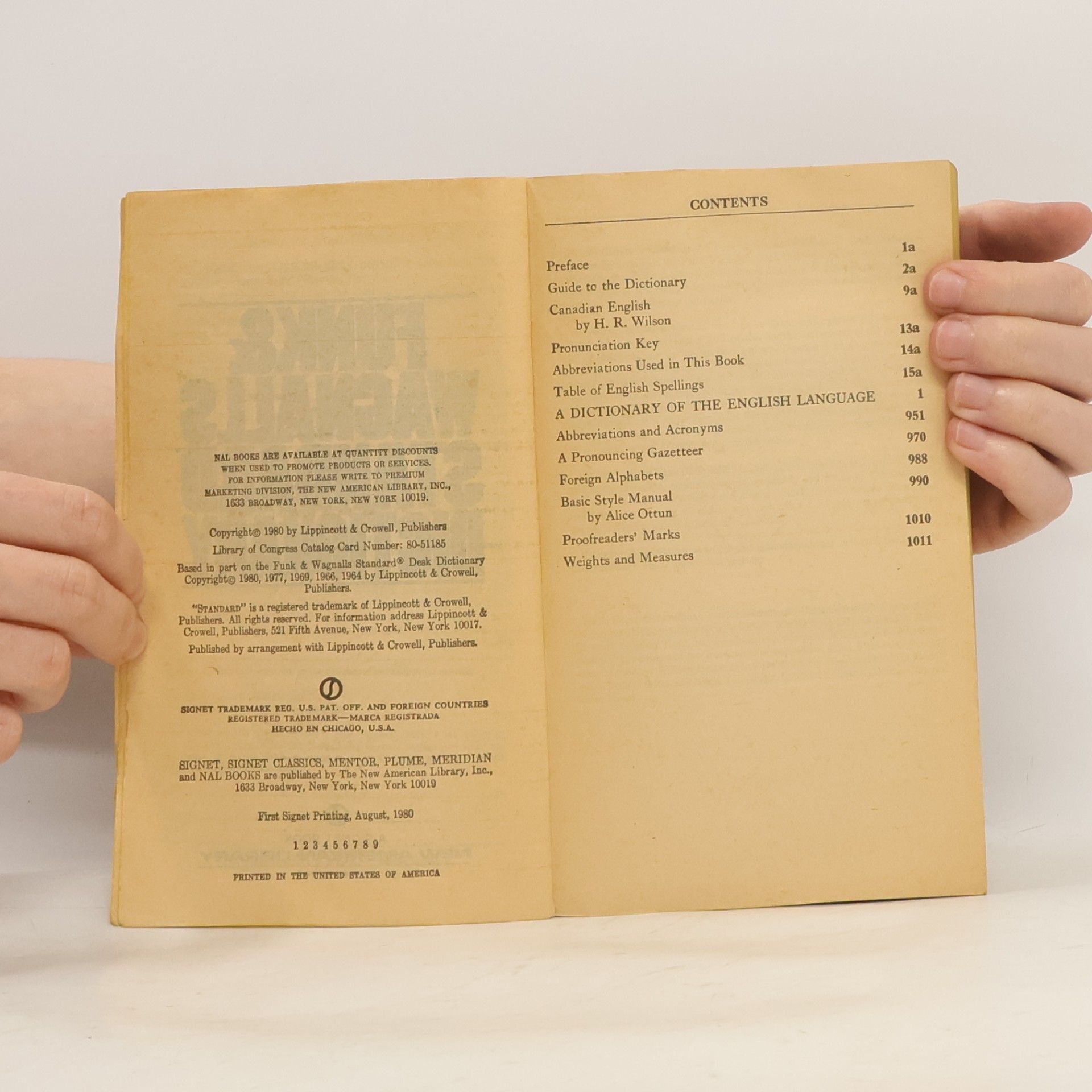 Funk Peter Funk & Wagnalls Standard Dictionary