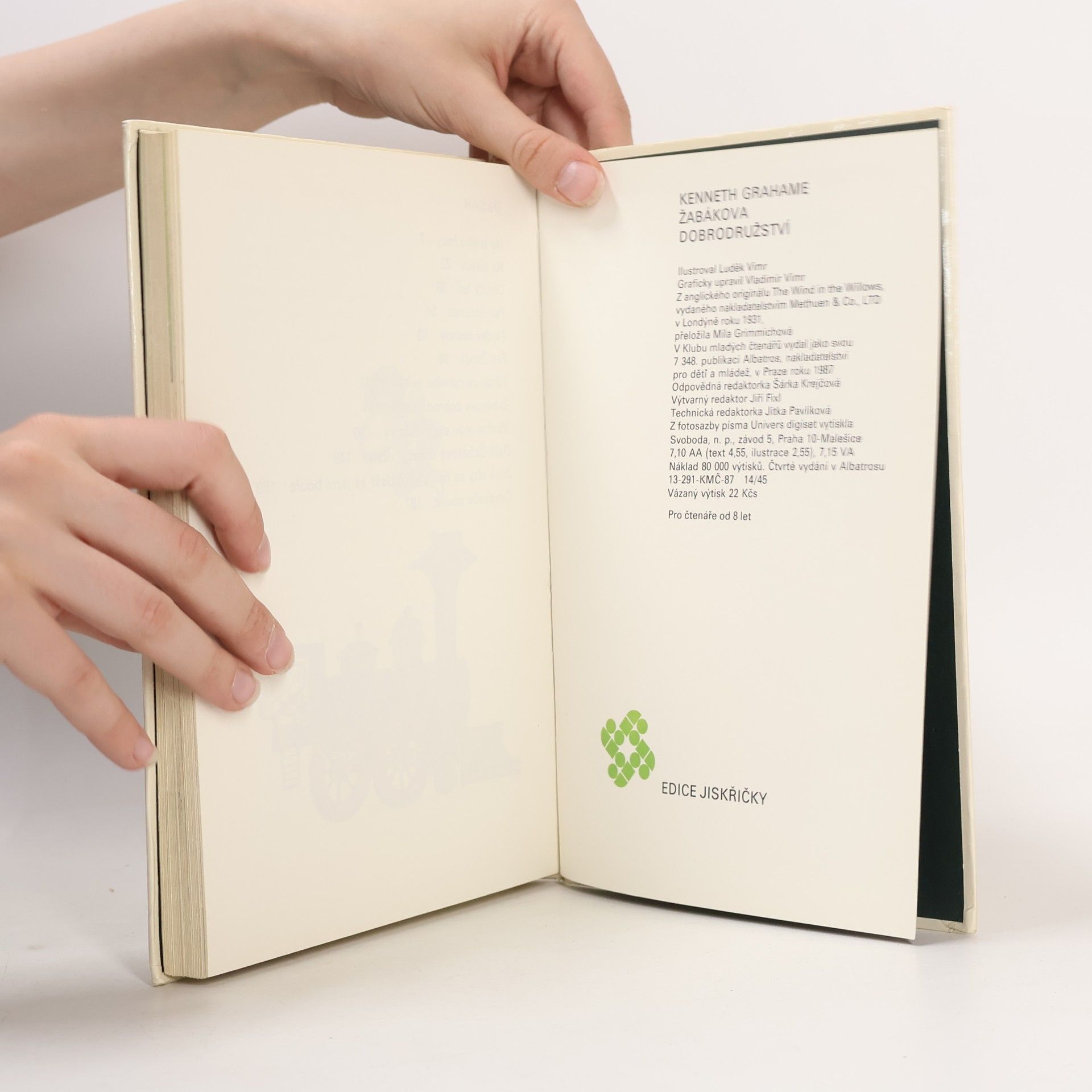 Kenneth Grahame Žabákova dobrodružství