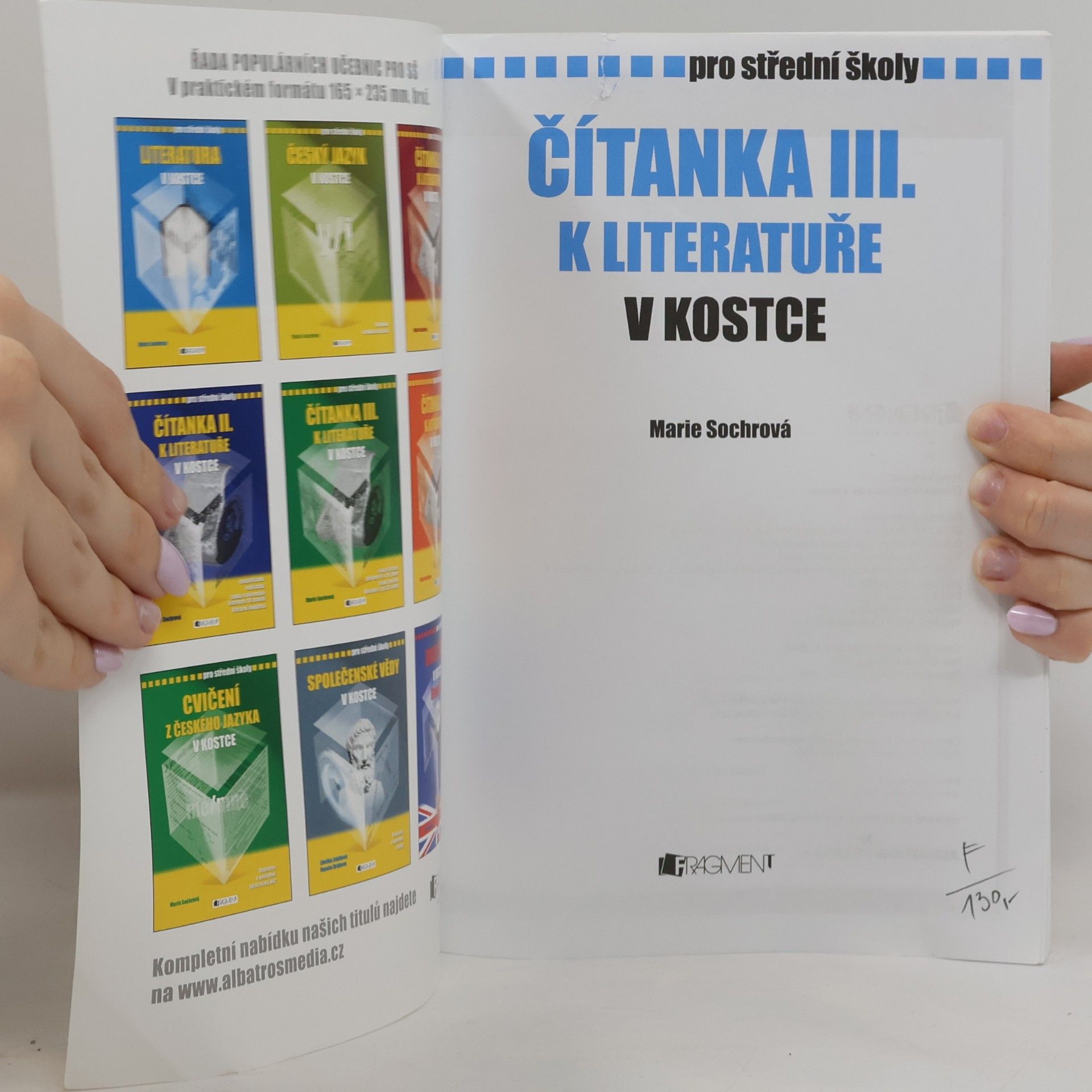 Marie Sochrová Čítanka III. k Literatuře v kostce