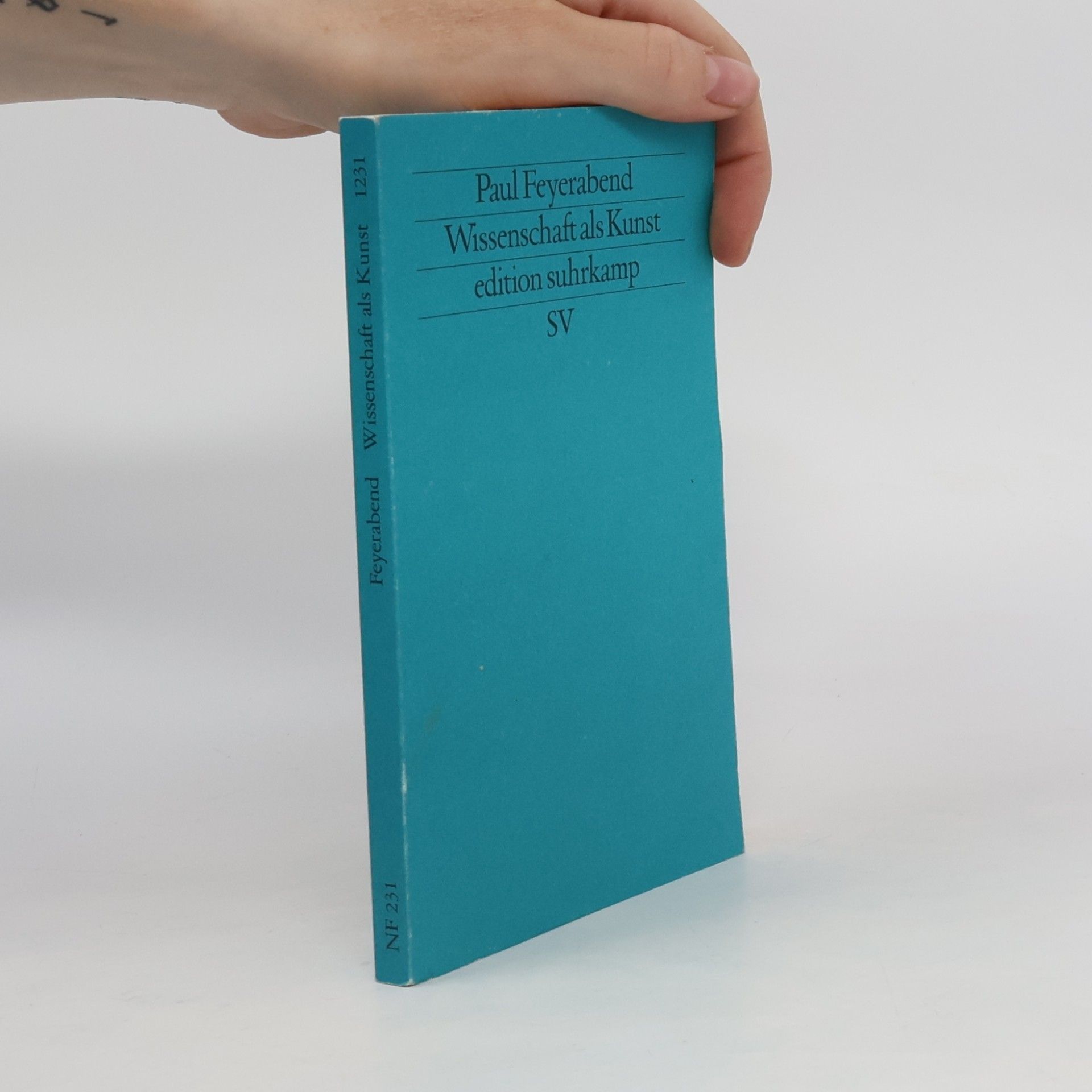 Paul Karl Feyerabend Wissenschaft als Kunst