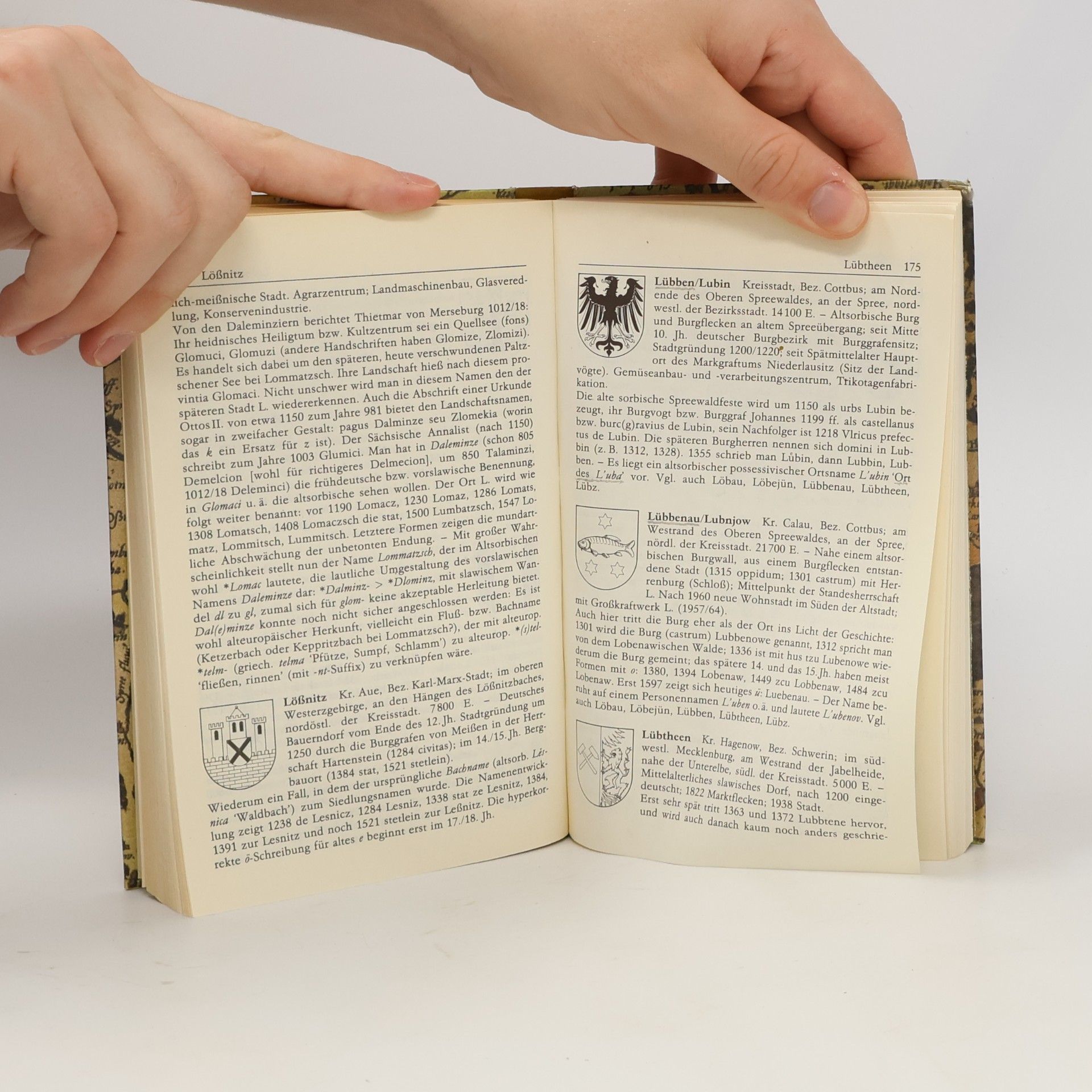 Ernst Eichler Städtenamenbuch der DDR