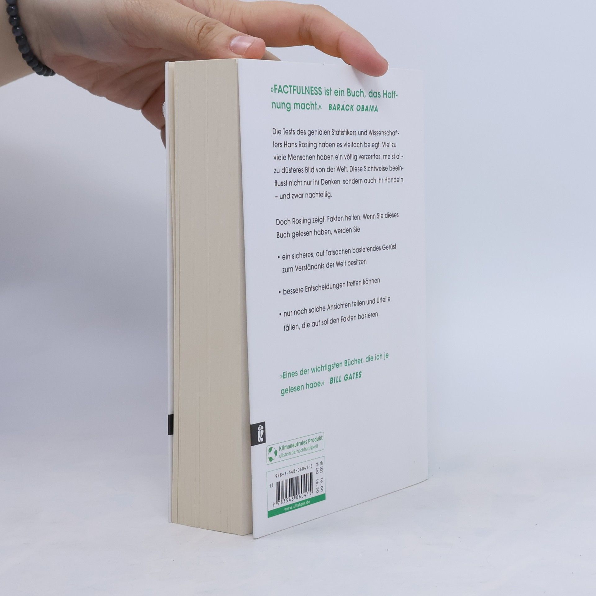 Hans Rosling Factfulness: Wie wir lernen, die Welt so zu sehen, wie sie wirklich ist