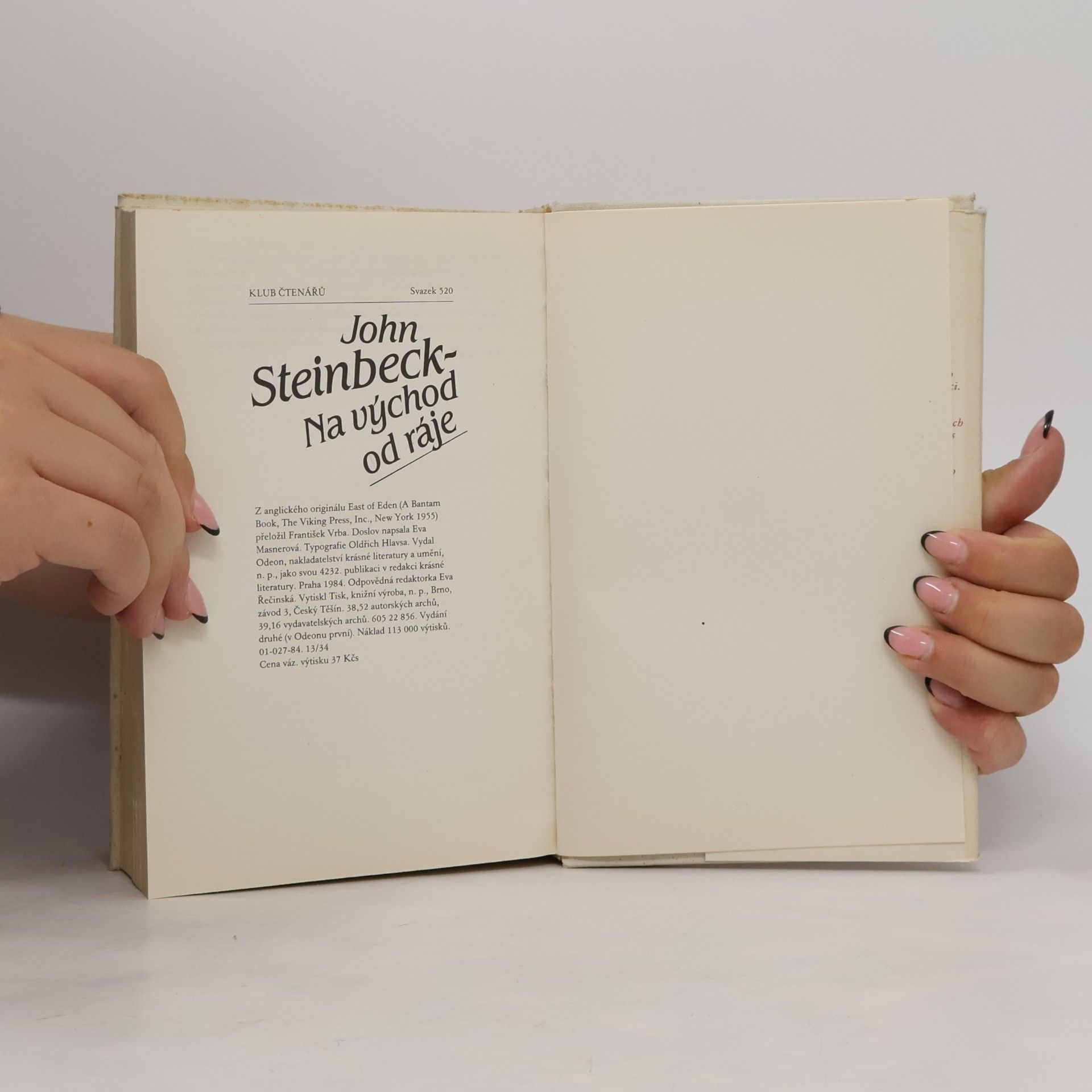 John Steinbeck Na východ od ráje