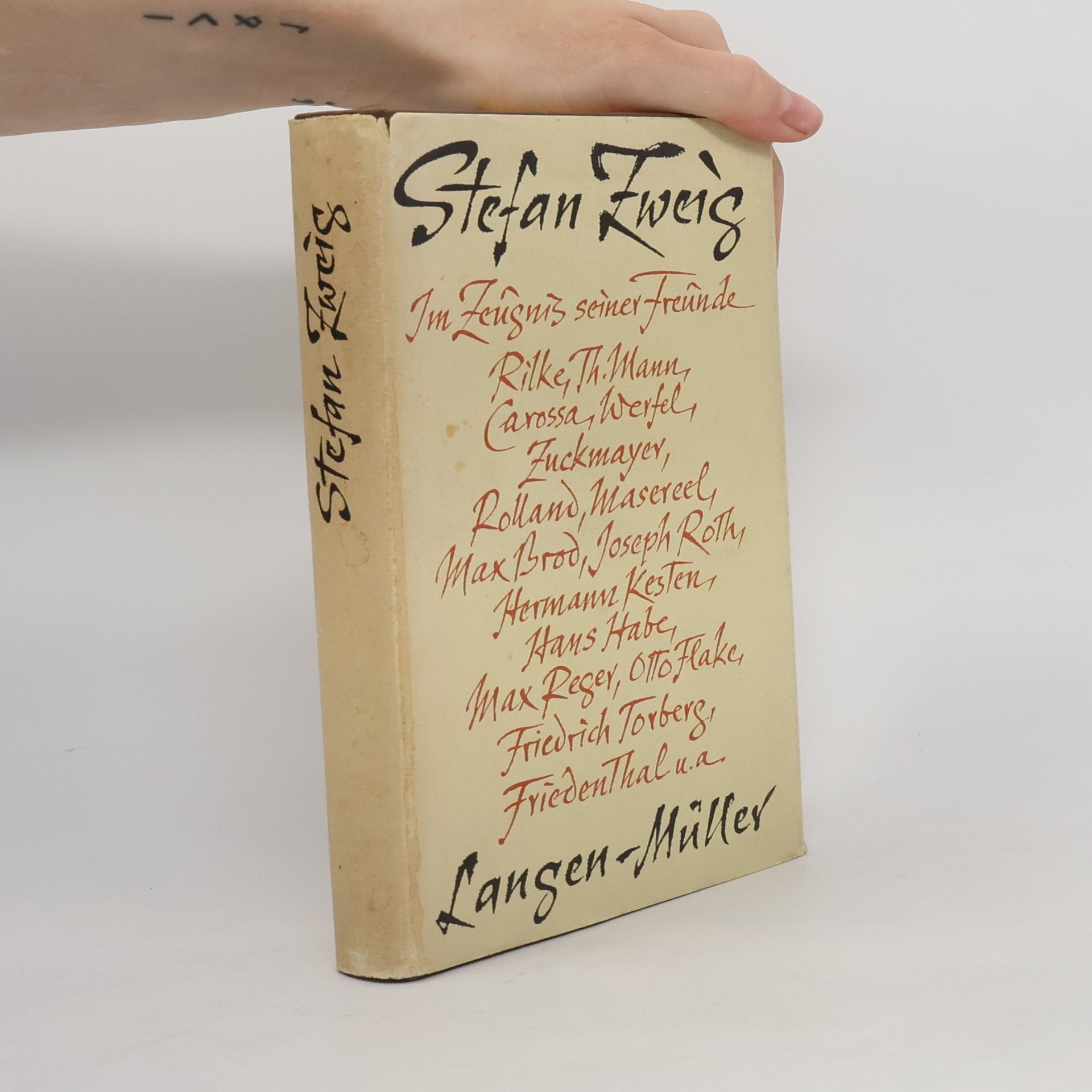 Stefan Zweig Im Zeugnis seiner Freunde