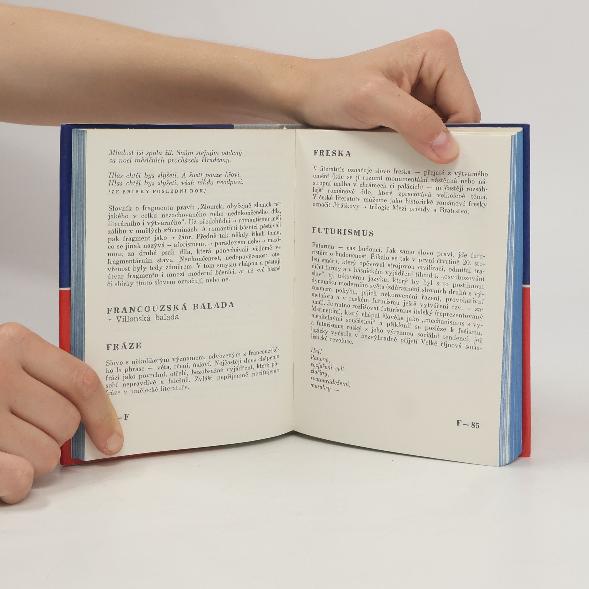 František Tenčík Slovníček literárních pojmů